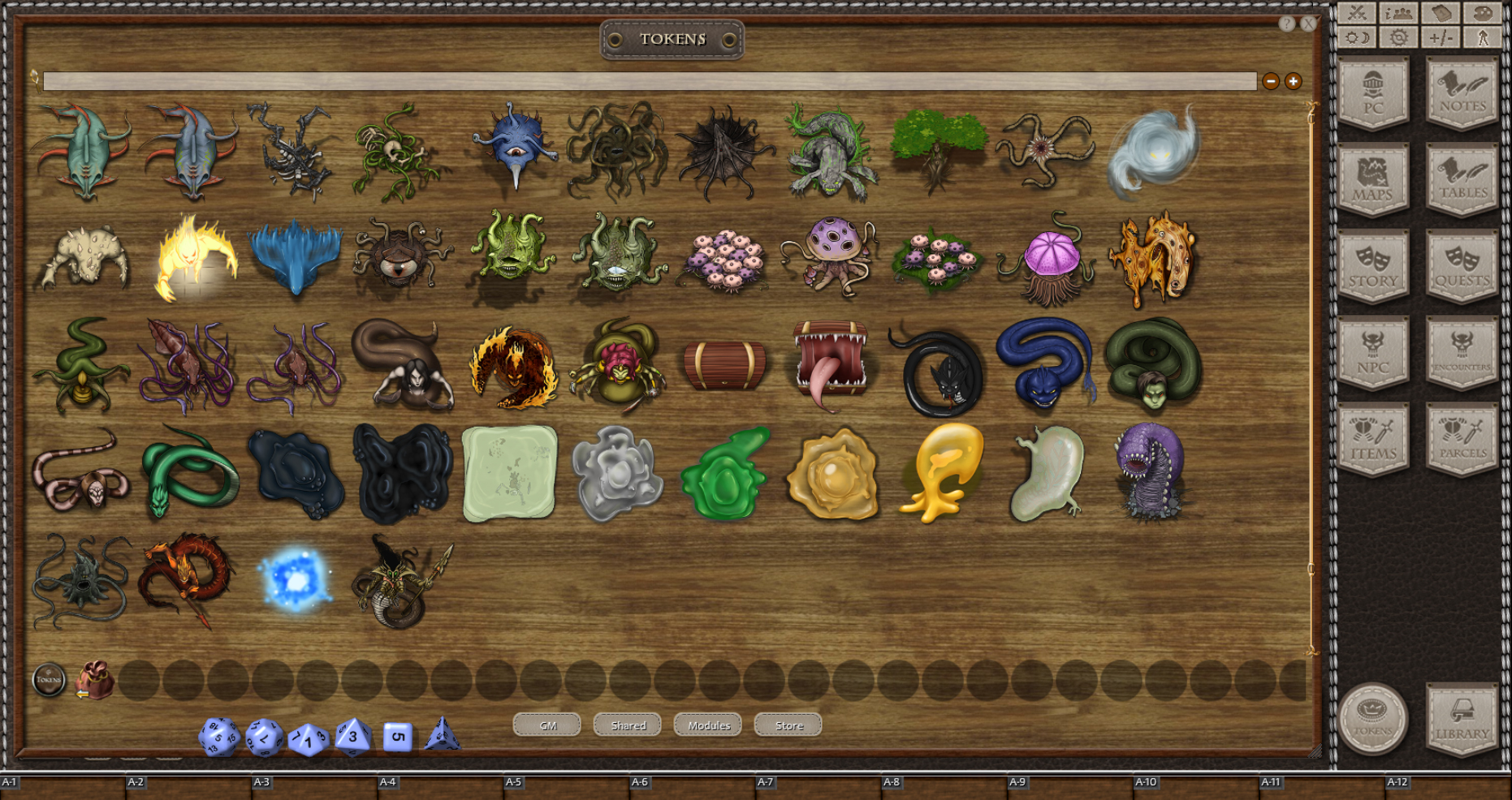 Fantasy Grounds - No Legged Fiends (Token Pack) screenshot 3