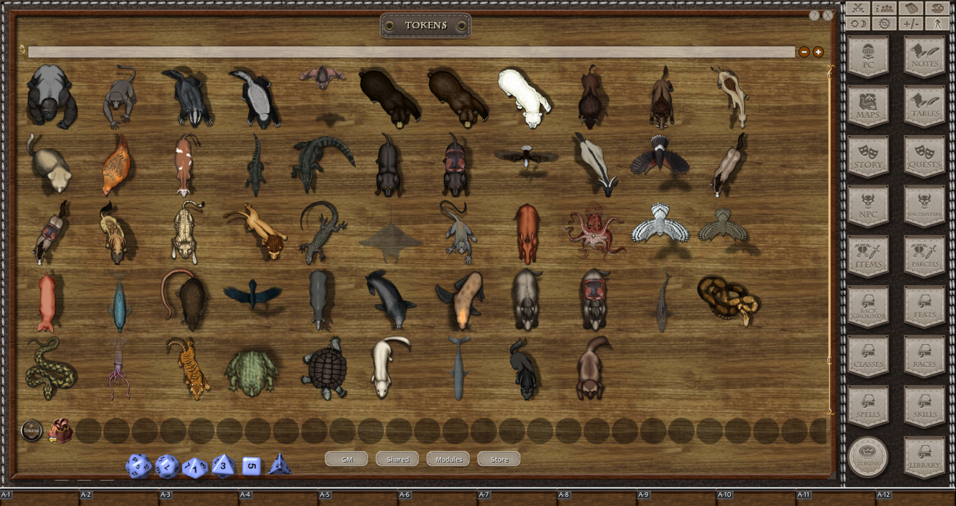 Fantasy Grounds - Animals (Token Pack) screenshot 3