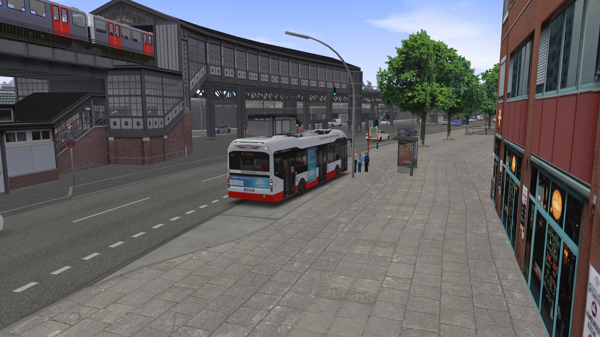 OMSI 2 Add-On HafenCity - Hamburg modern screenshot 6