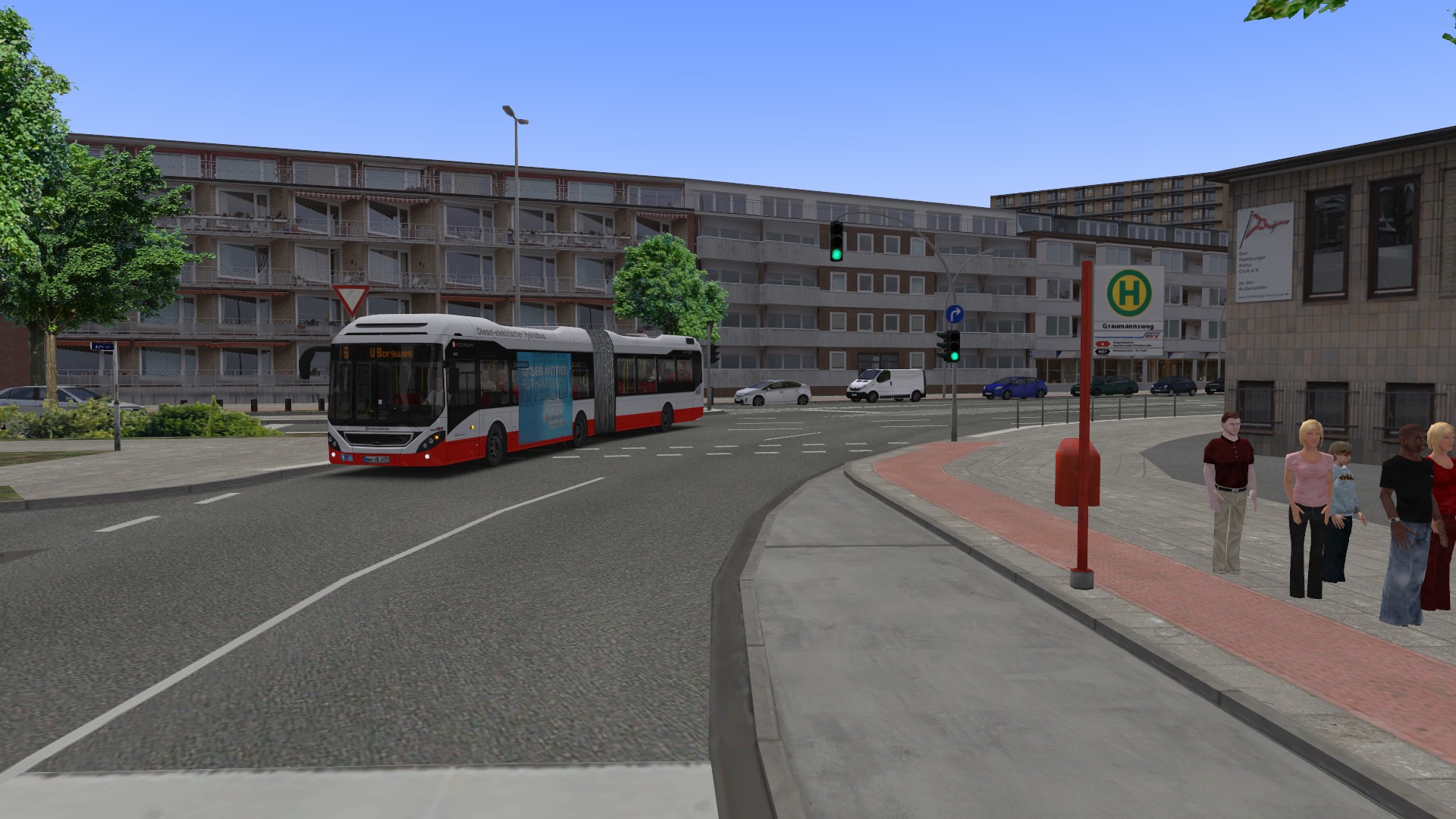 OMSI 2 Add-On HafenCity - Hamburg modern screenshot 13