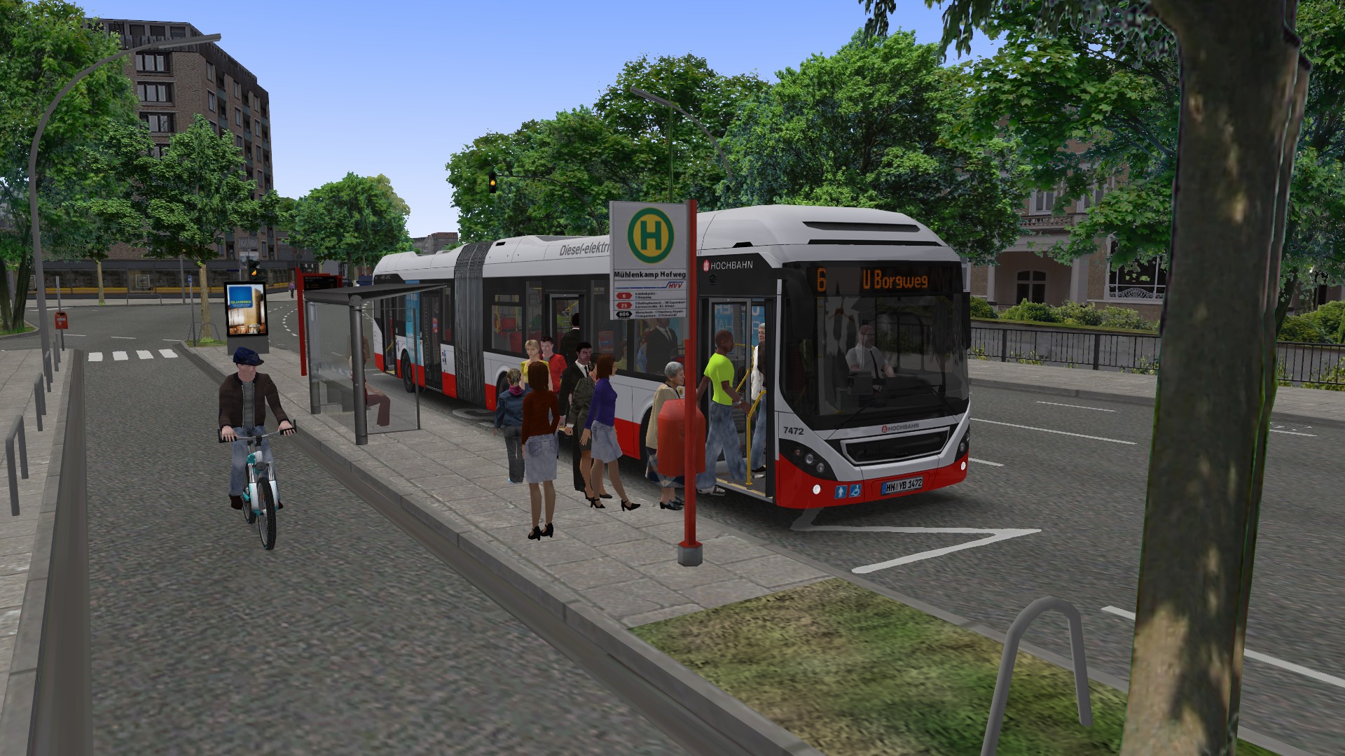 OMSI 2 Add-On HafenCity - Hamburg modern screenshot 2