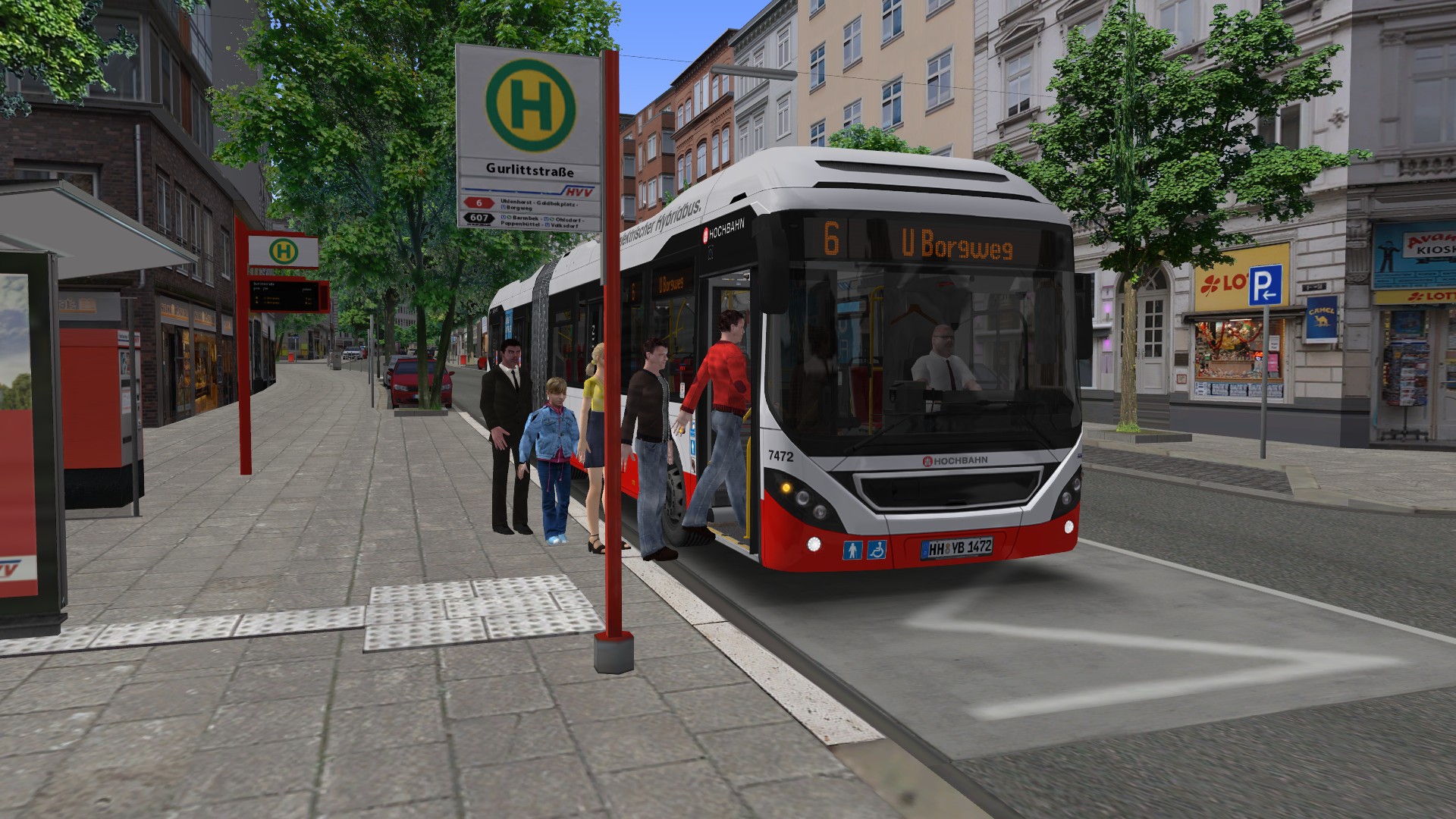 OMSI 2 Add-On HafenCity - Hamburg modern screenshot 1