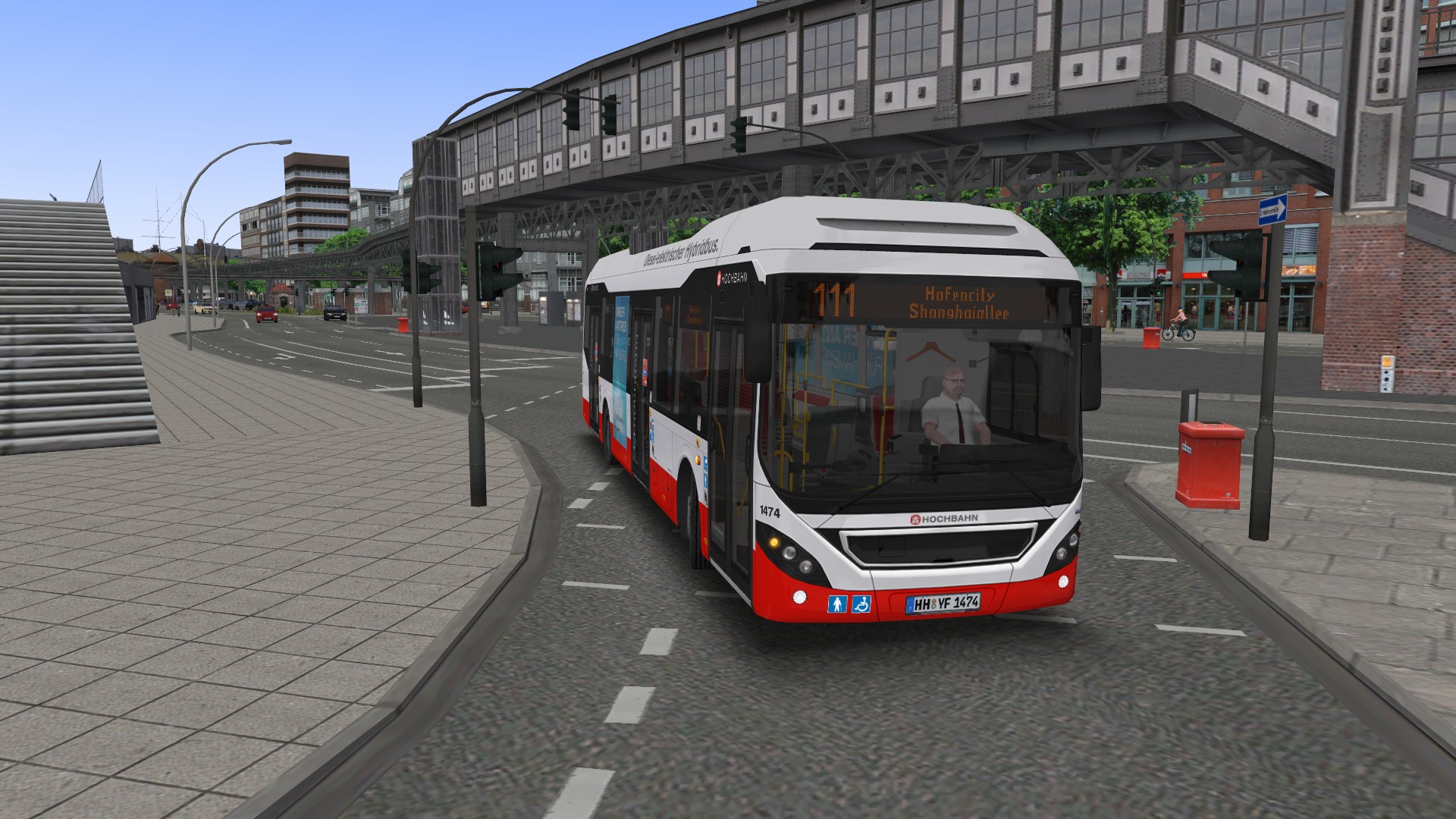 OMSI 2 Add-On HafenCity - Hamburg modern screenshot 8
