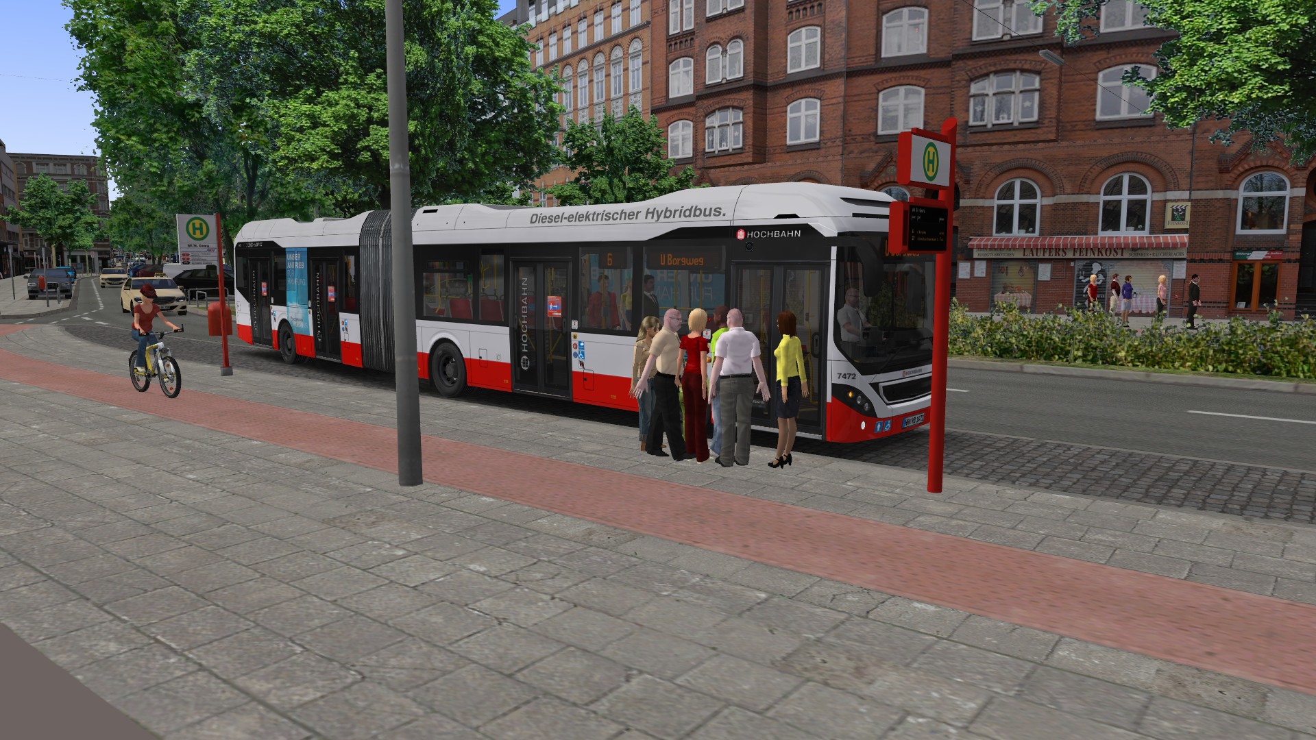 OMSI 2 Add-On HafenCity - Hamburg modern screenshot 9