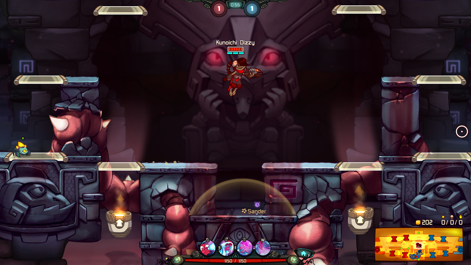 Awesomenauts - Kunoichi Dizzy Skin screenshot 3
