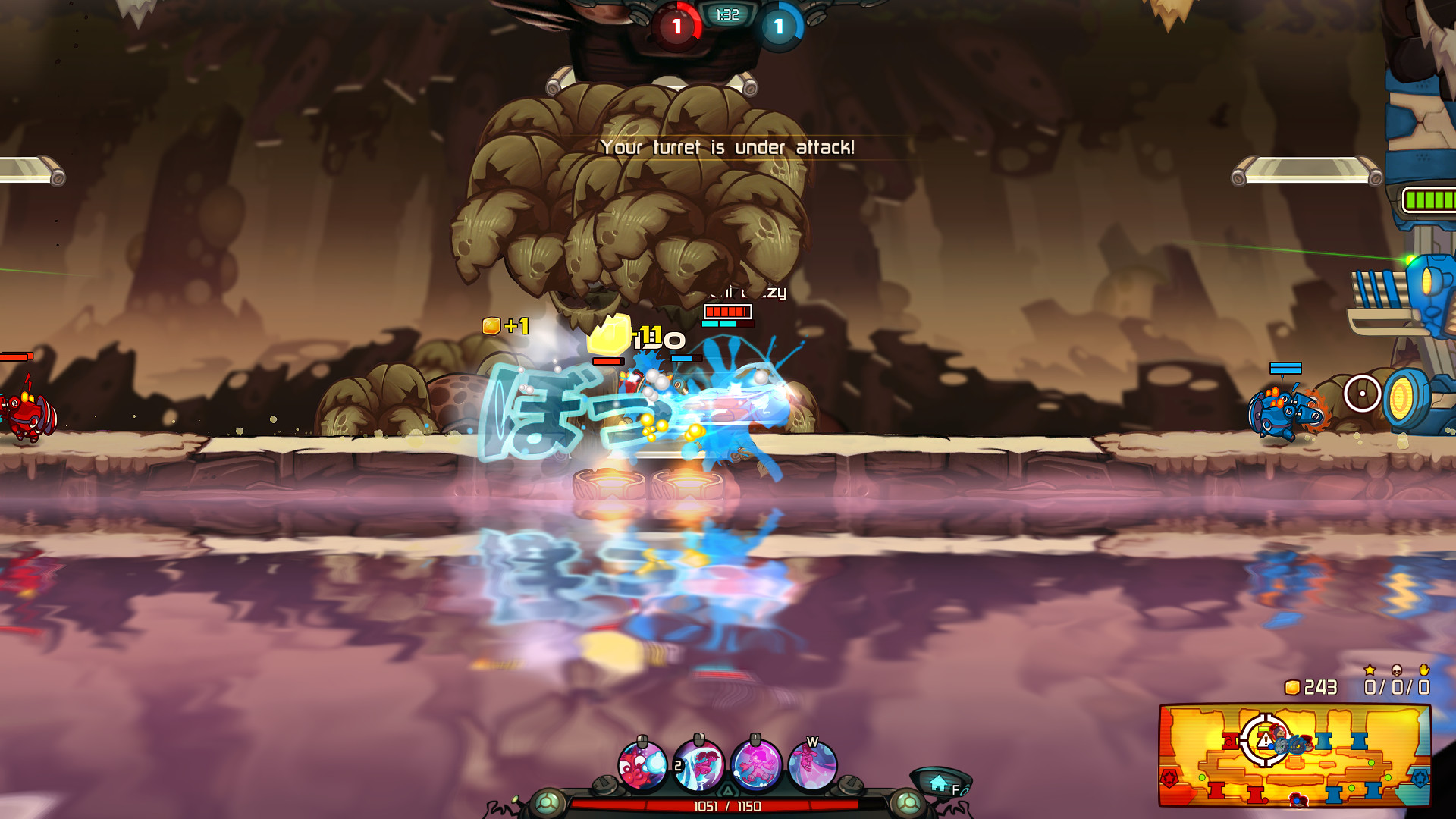 Awesomenauts - Kunoichi Dizzy Skin screenshot 2
