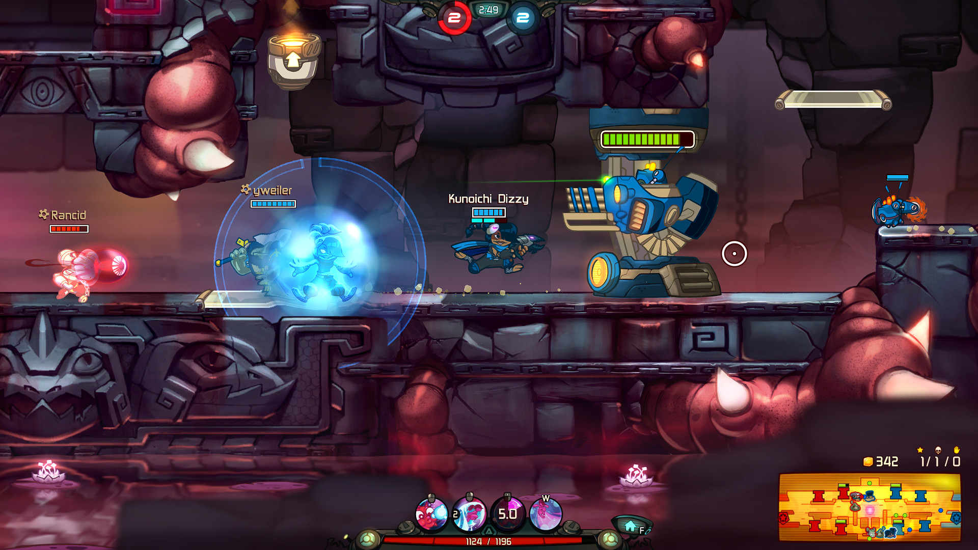 Awesomenauts - Kunoichi Dizzy Skin screenshot 5