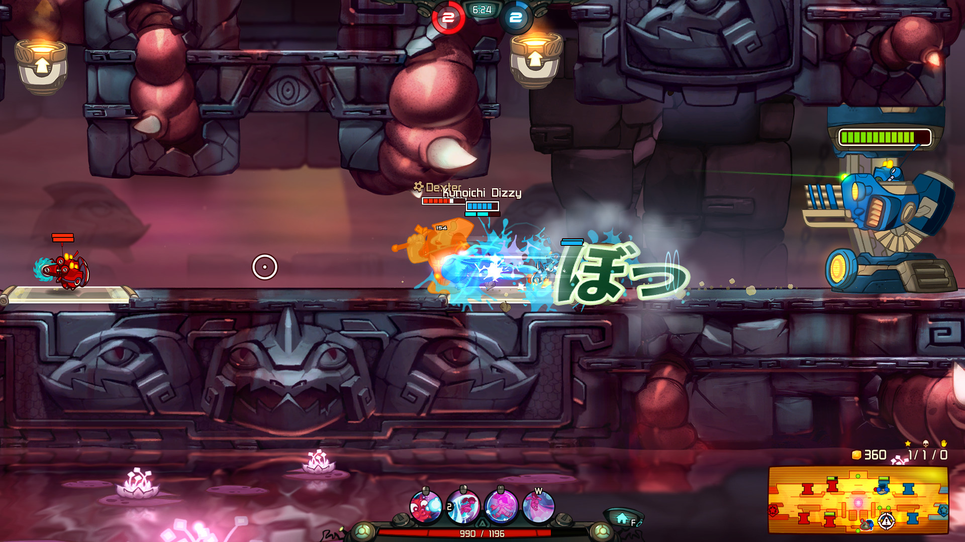 Awesomenauts - Kunoichi Dizzy Skin screenshot 6