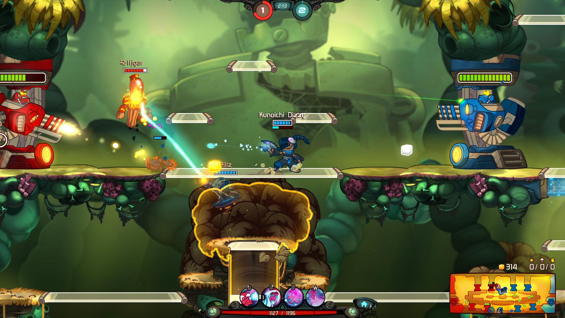 Awesomenauts - Kunoichi Dizzy Skin screenshot 4