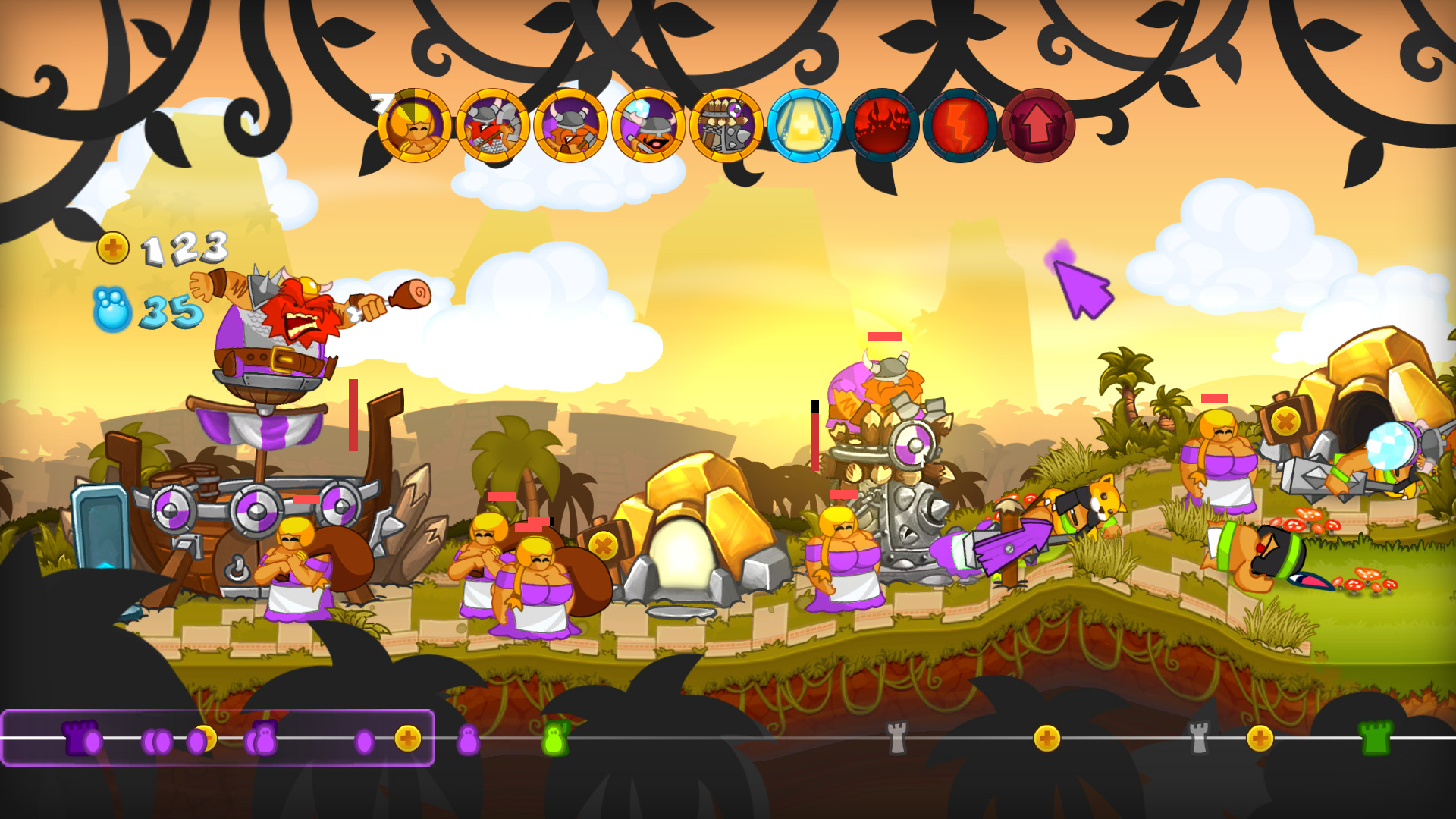 Swords and Soldiers HD screenshot 1