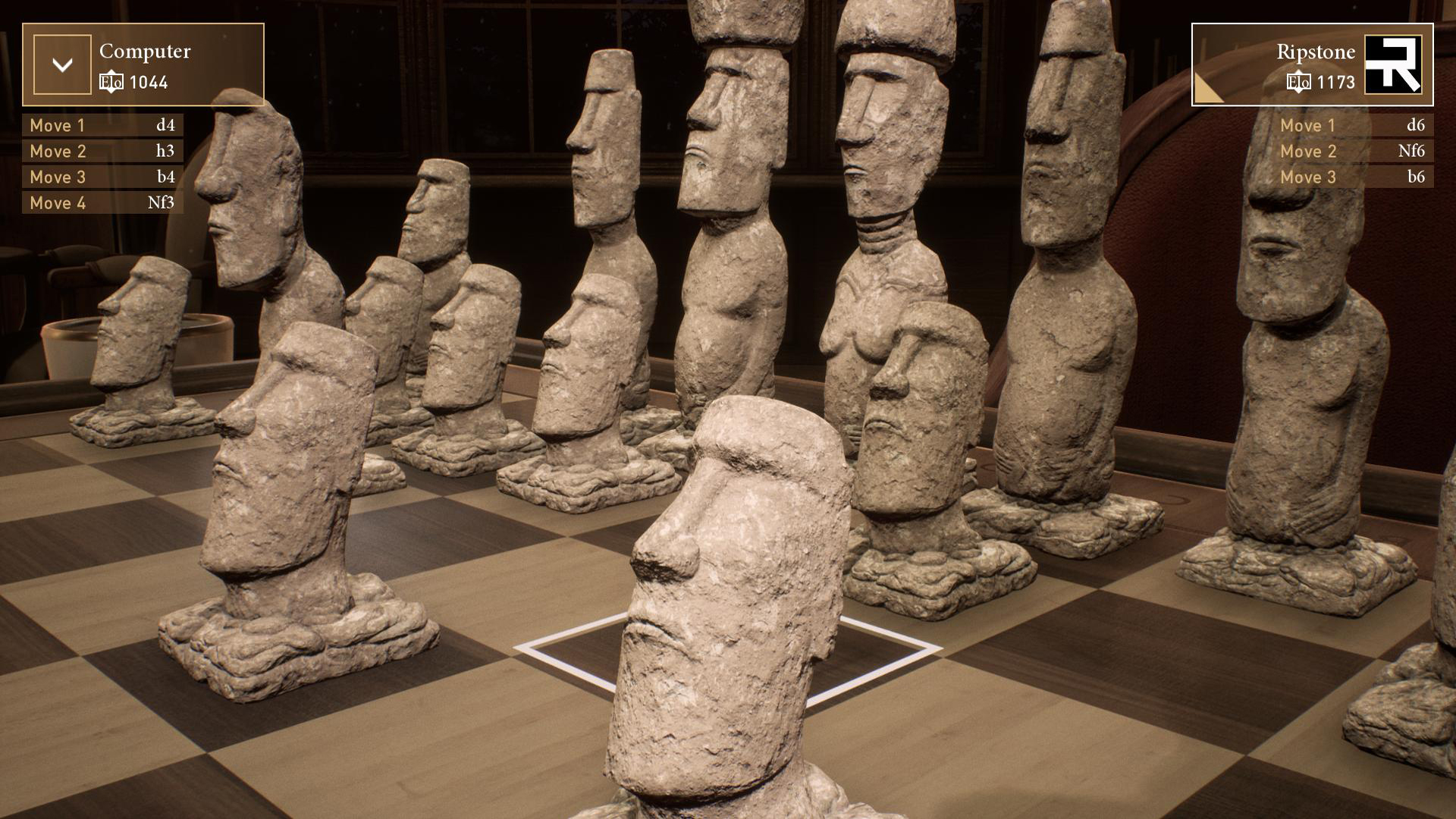 Chess Ultra Easter Island chess set screenshot 8