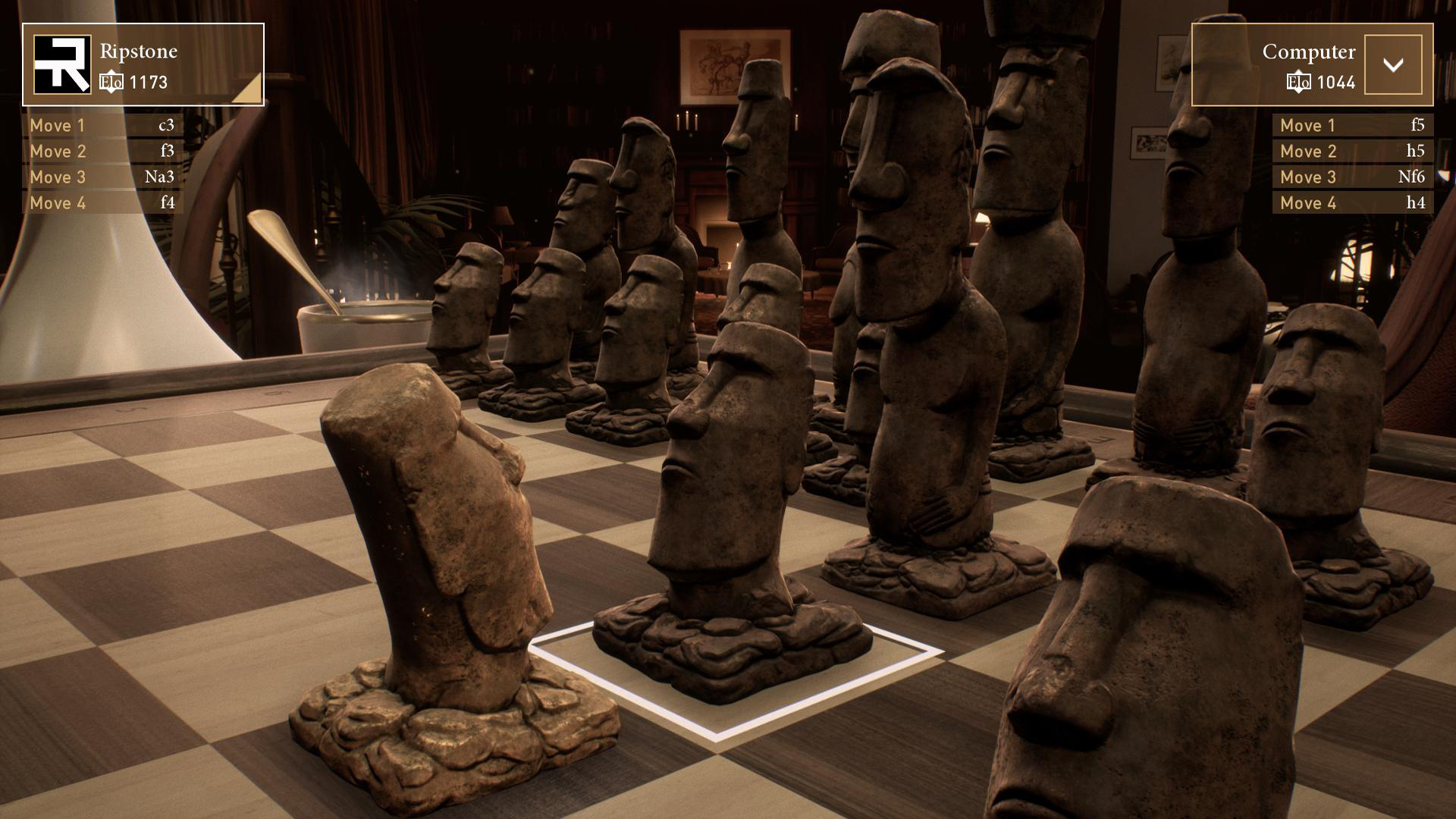 Chess Ultra Easter Island chess set screenshot 7