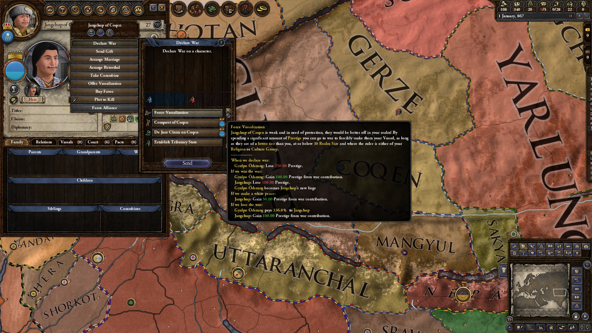 Crusader Kings II: Jade Dragon screenshot 3