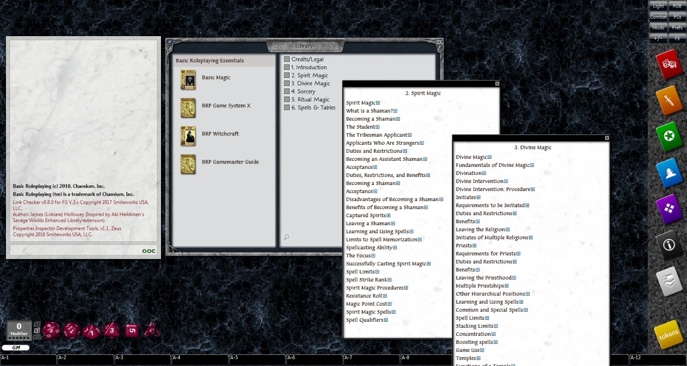 Fantasy Grounds - Basic Magic (BRP) screenshot 3