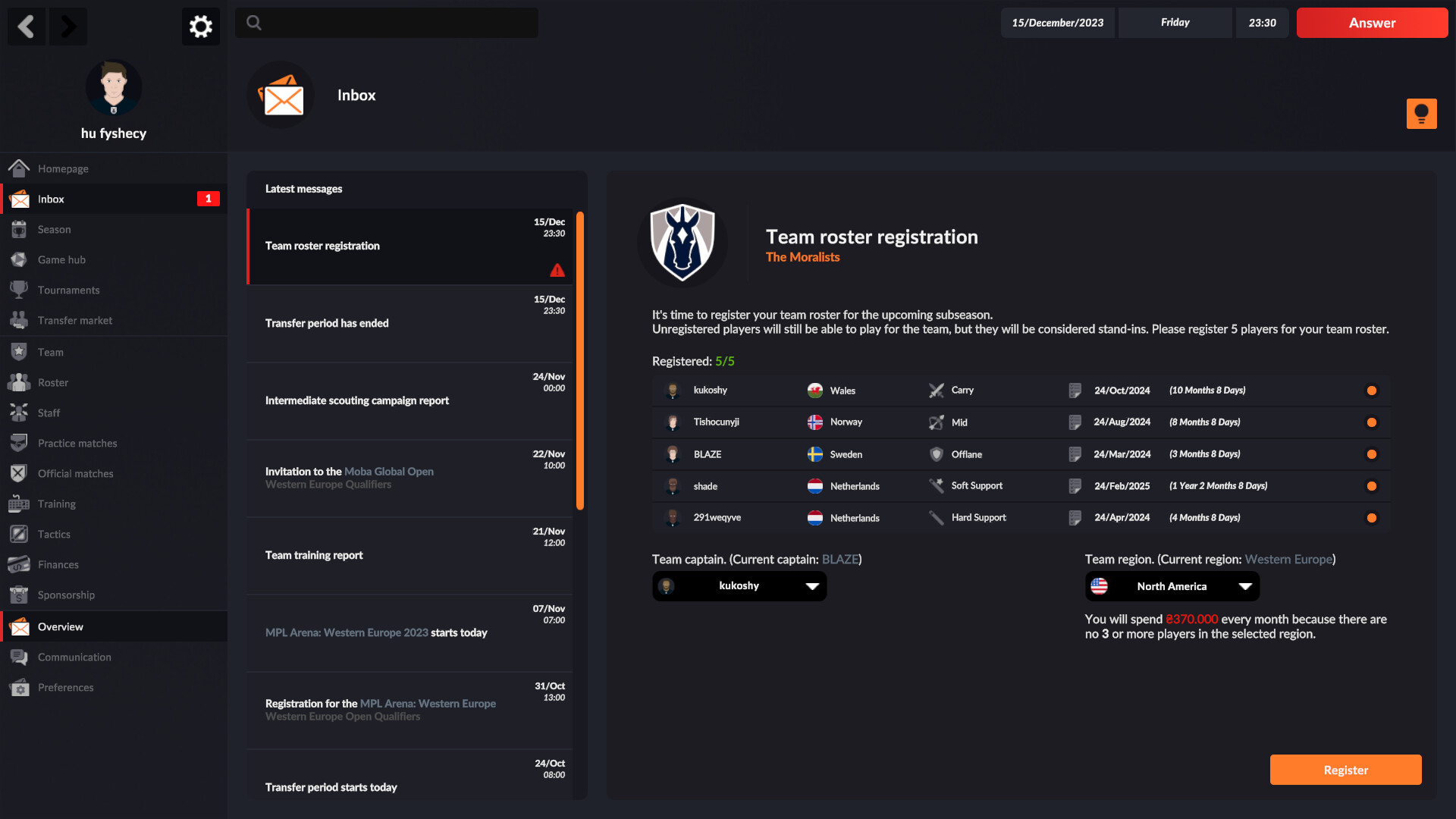 eSports Manager screenshot 17