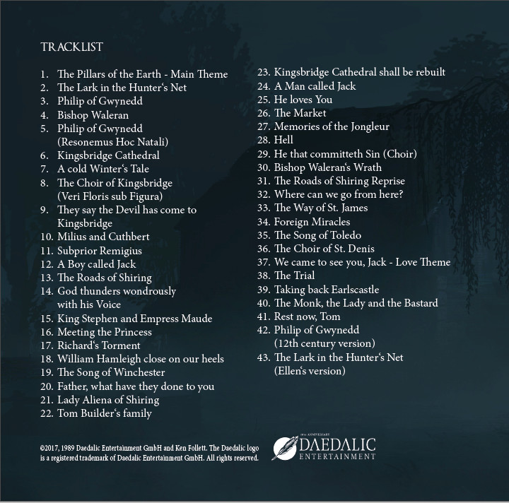 Ken Follett's The Pillars of the Earth - Soundtrack screenshot 2