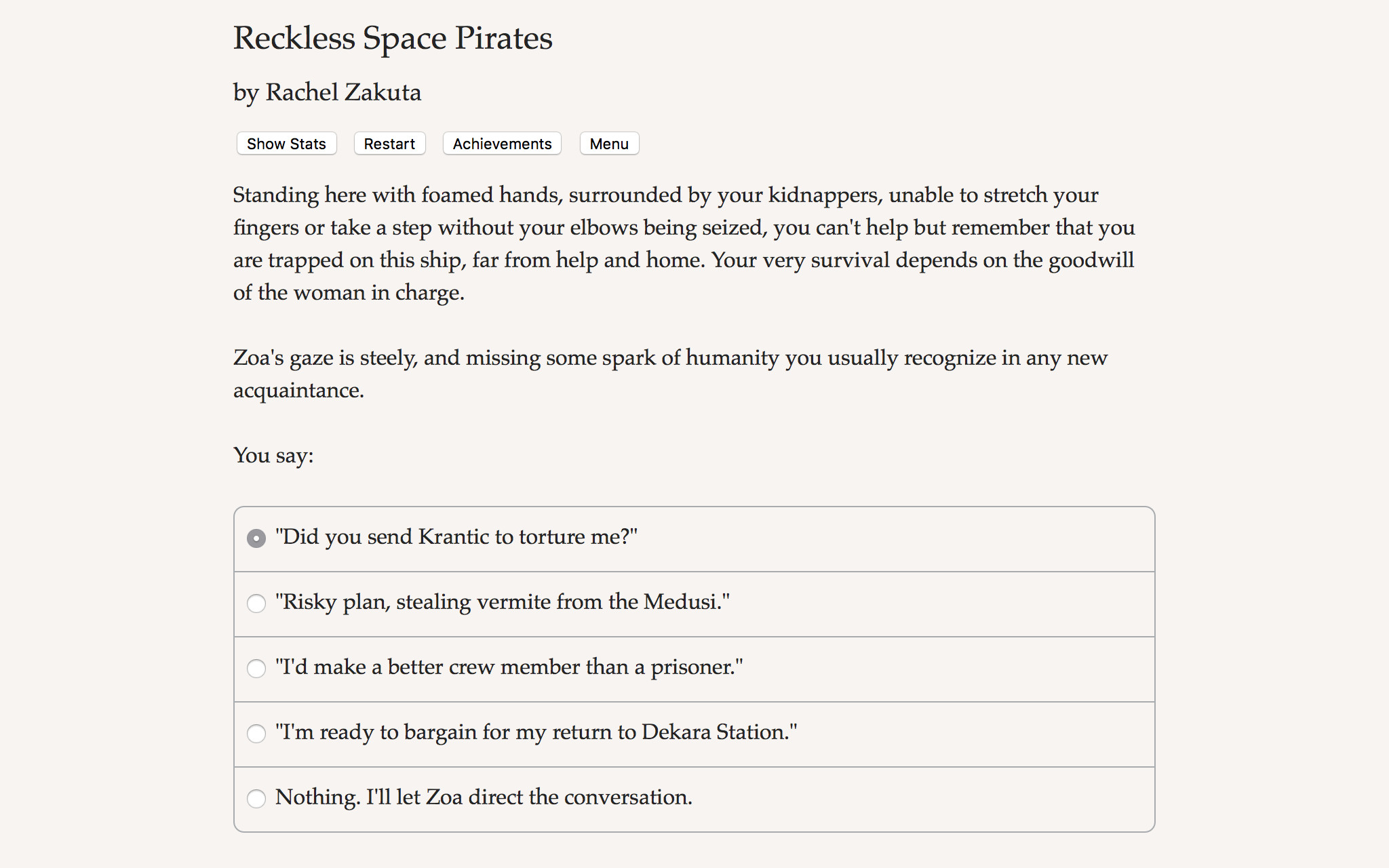 Reckless Space Pirates screenshot 1