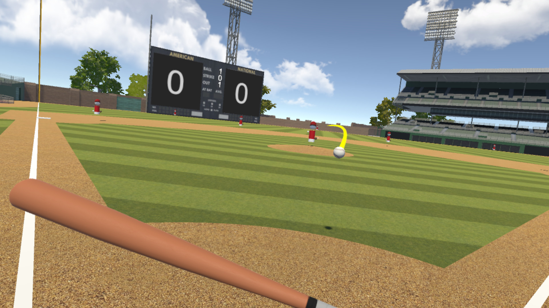 Double Play: 2-Player VR Baseball screenshot 1