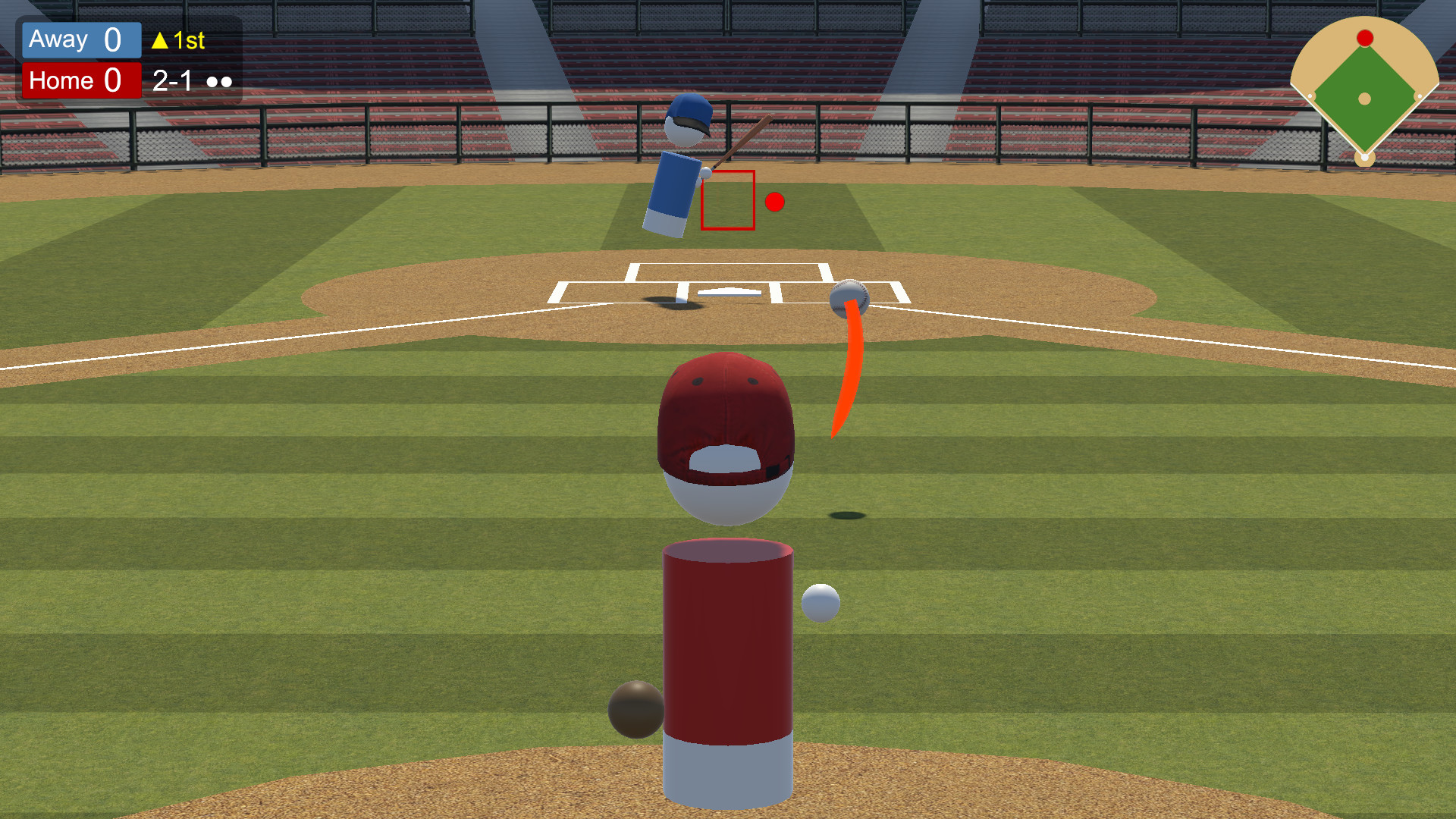 Double Play: 2-Player VR Baseball screenshot 2