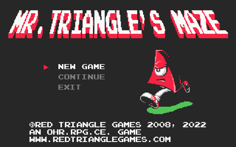 Mr. Triangle's Maze screenshot 1