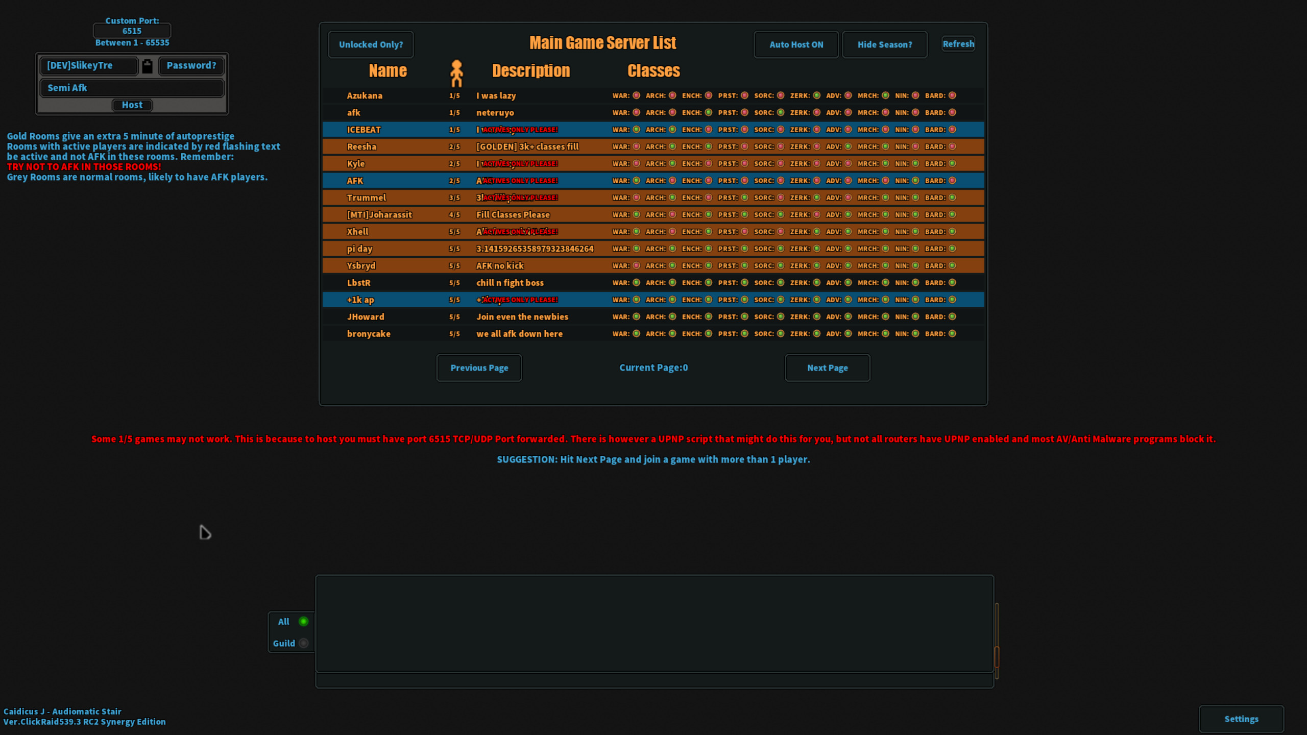 ClickRaid screenshot 1