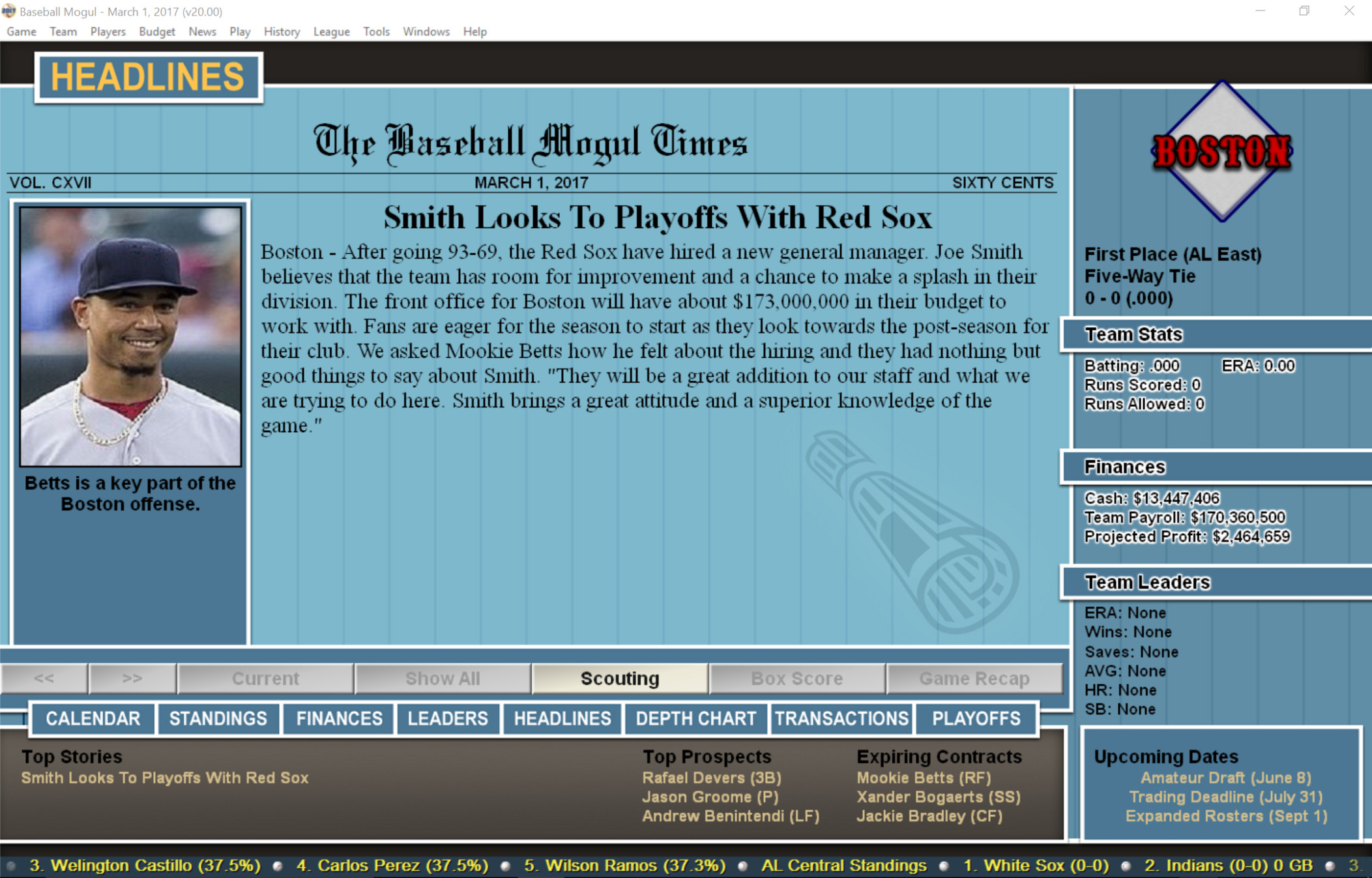 Baseball Mogul 2017 screenshot 7