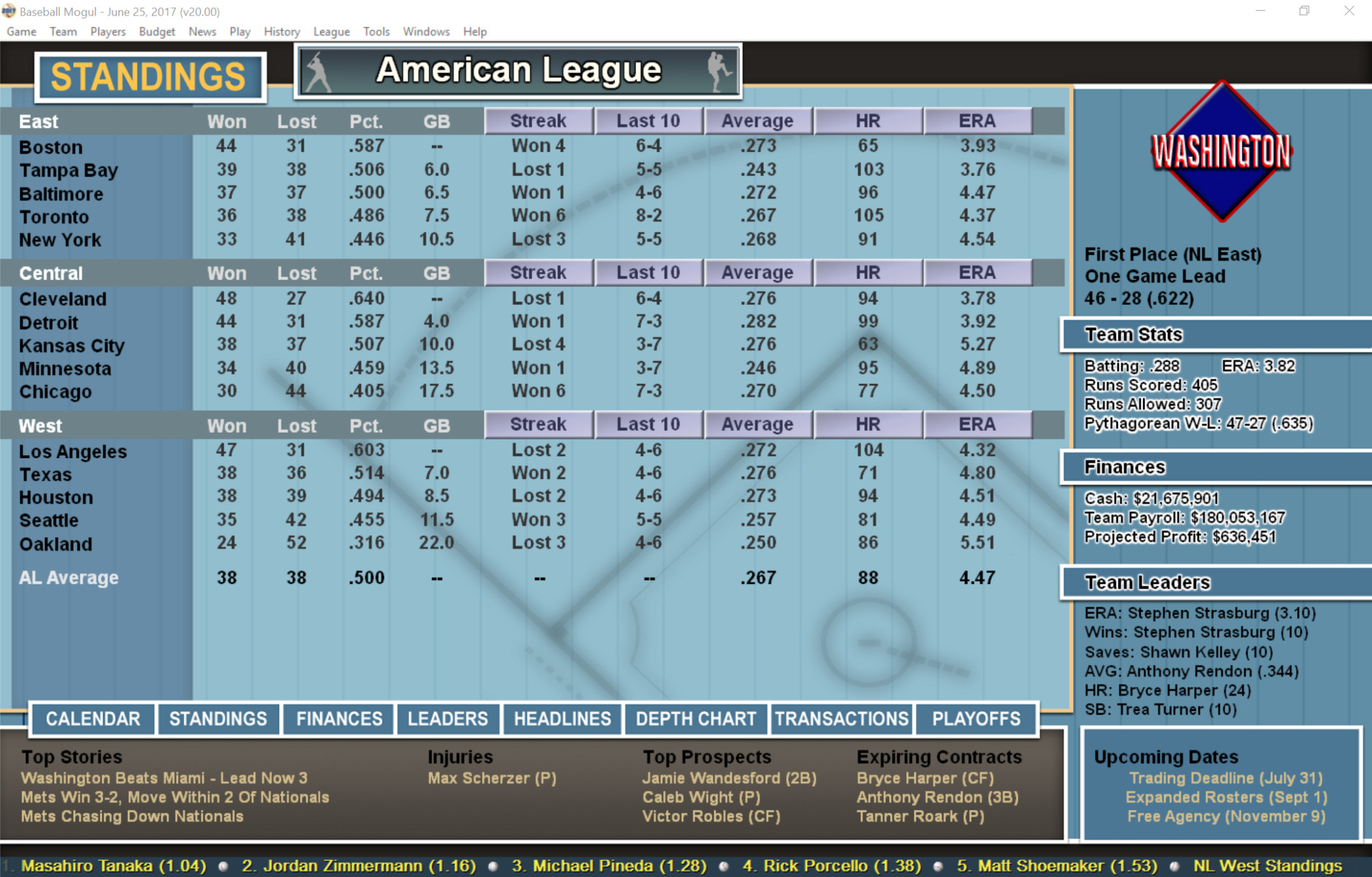 Baseball Mogul 2017 screenshot 12