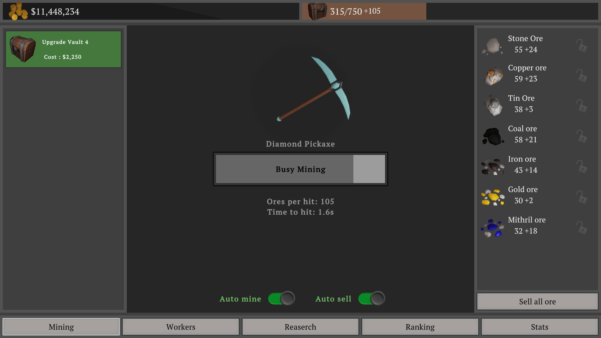 A Mining Game screenshot 4