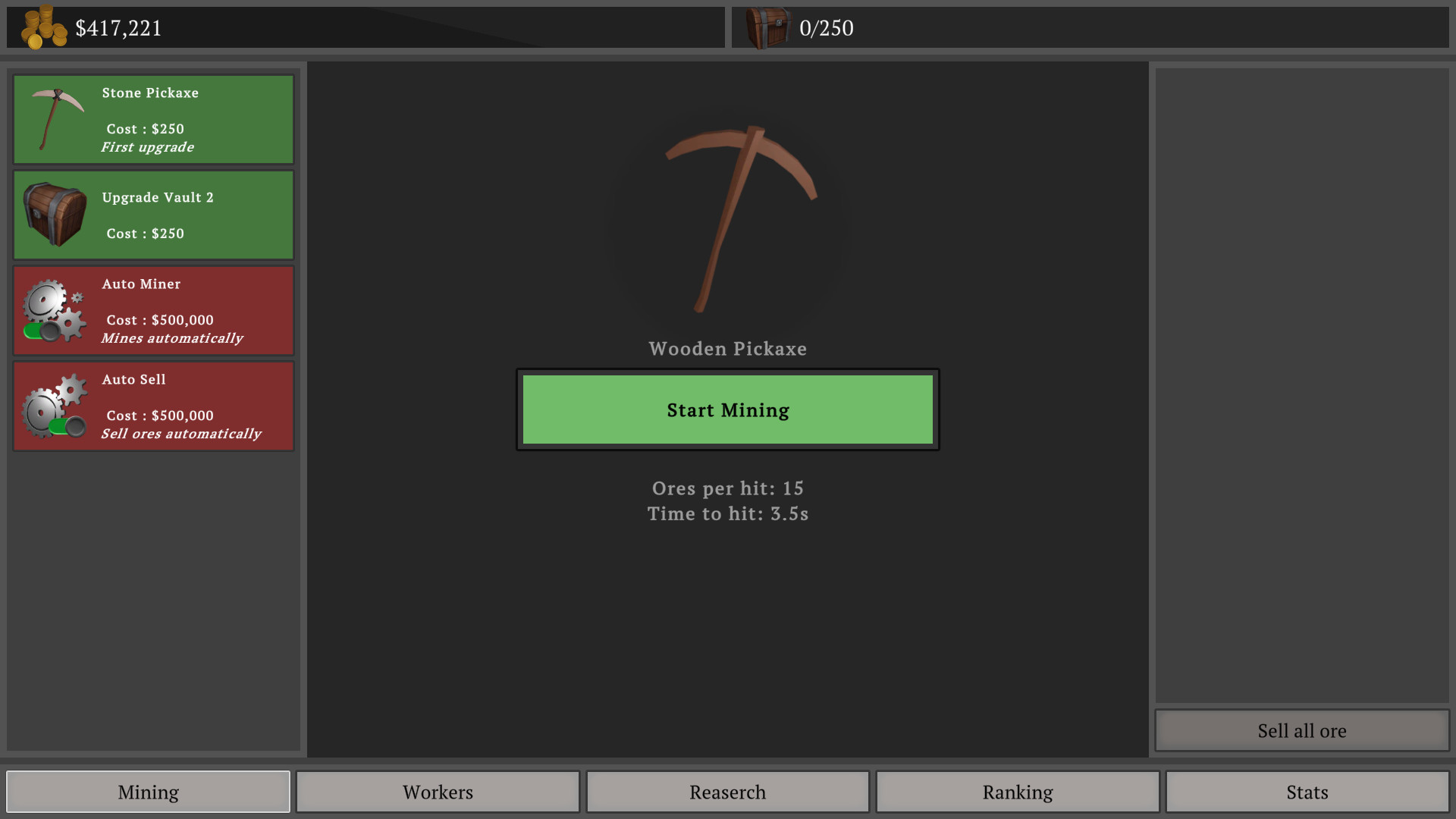 A Mining Game screenshot 1