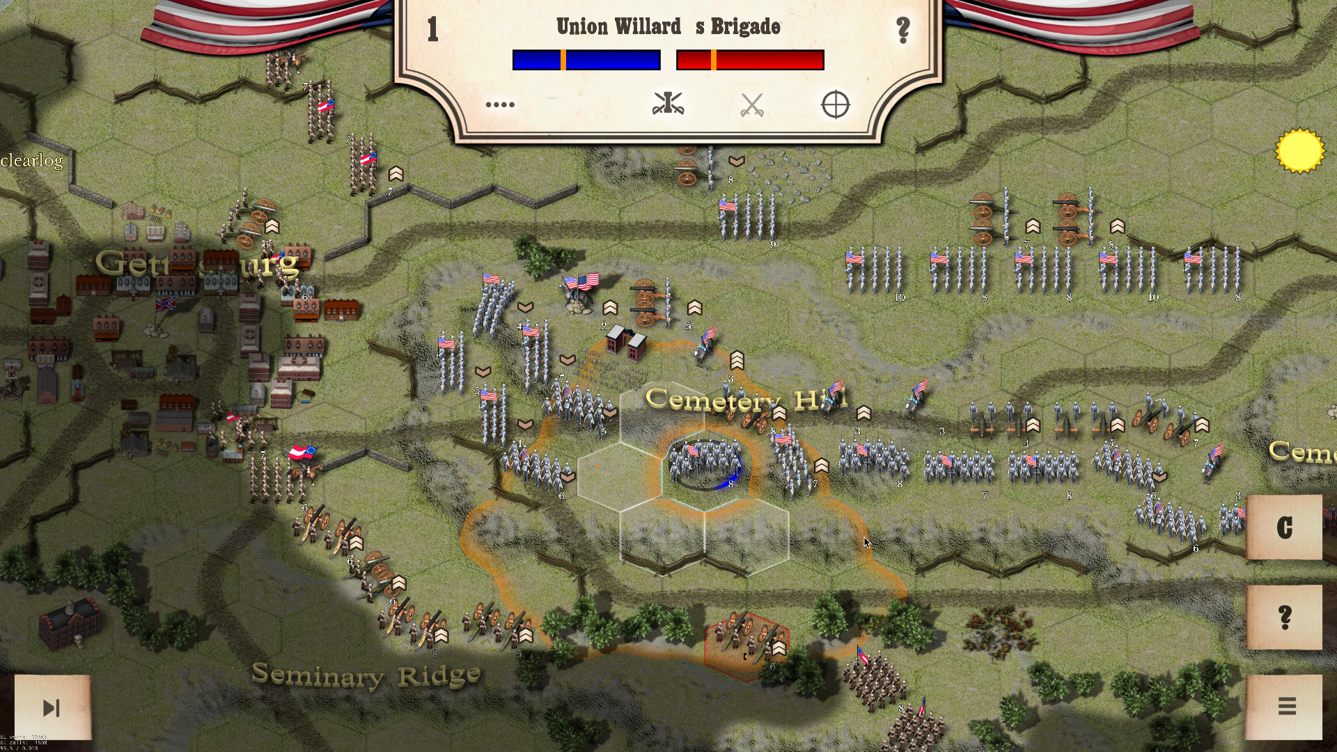 Civil War: Gettysburg screenshot 1