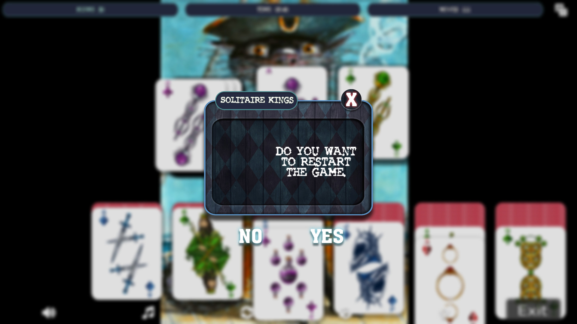 Solitaire - Cat Pirate Portrait screenshot 6