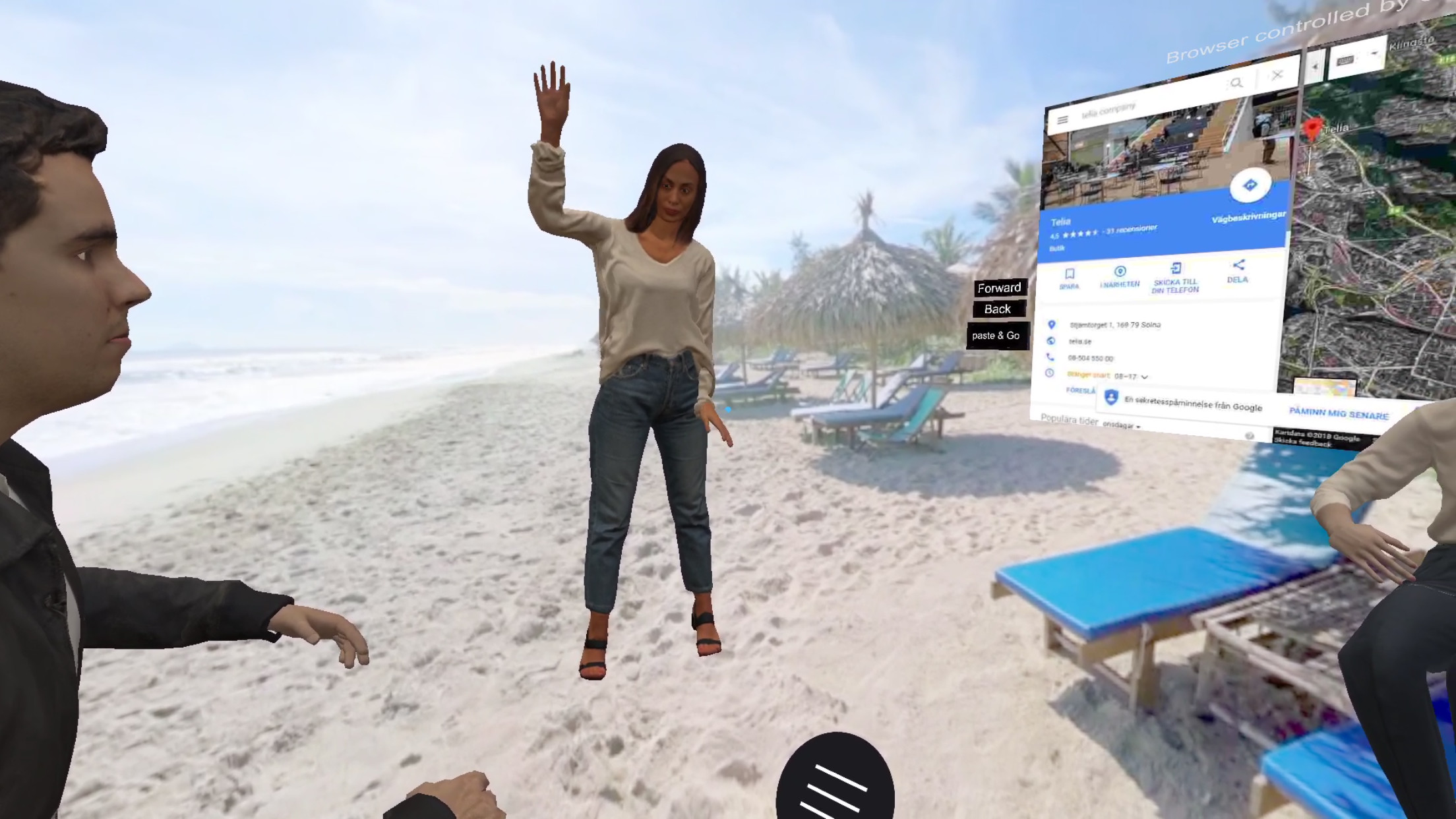 Telia VR conference screenshot 4