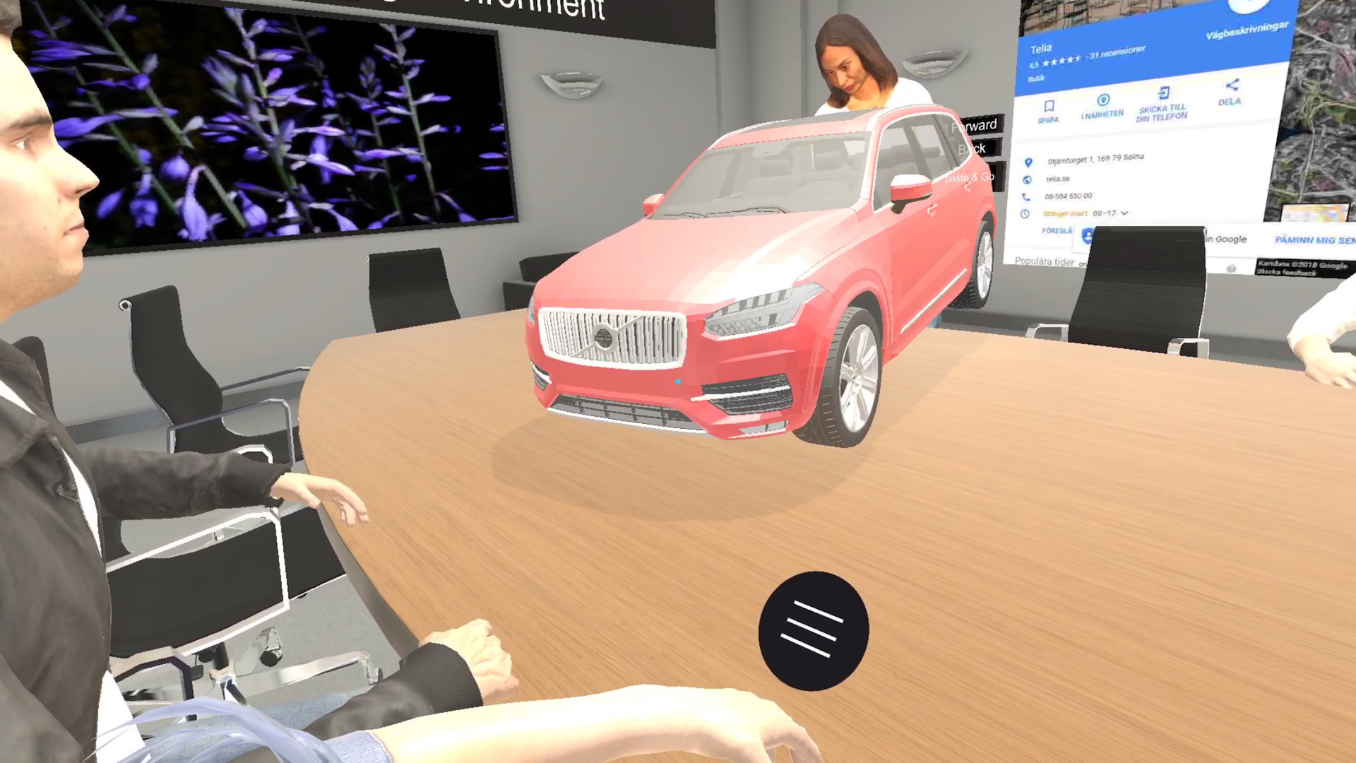 Telia VR conference screenshot 2