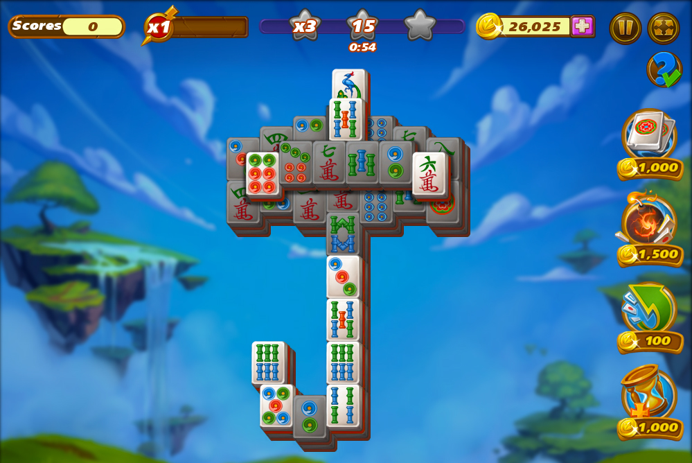 Mahjong Magic Islands screenshot 1