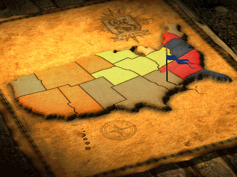 Stronghold HD - USA Campaign Map Skin screenshot 1