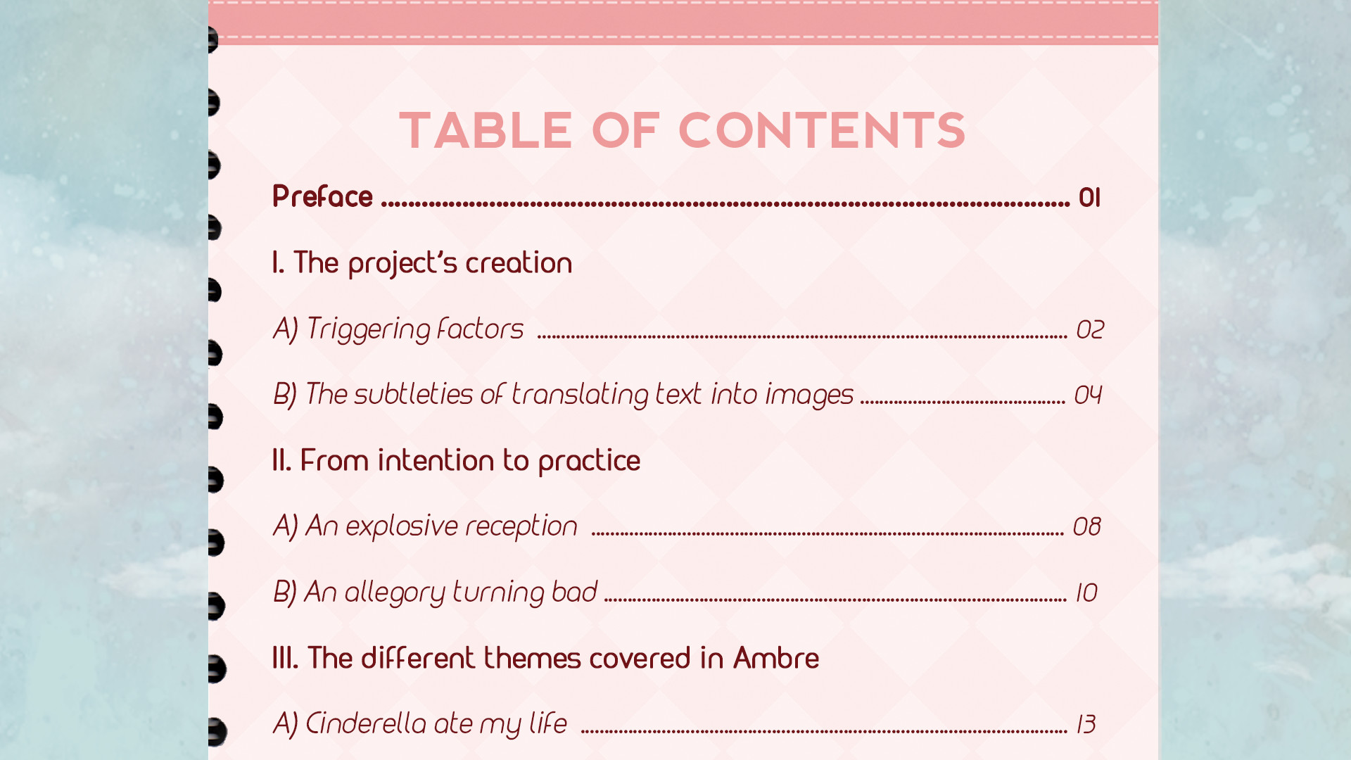 Ambre - Bonus Booklet screenshot 2