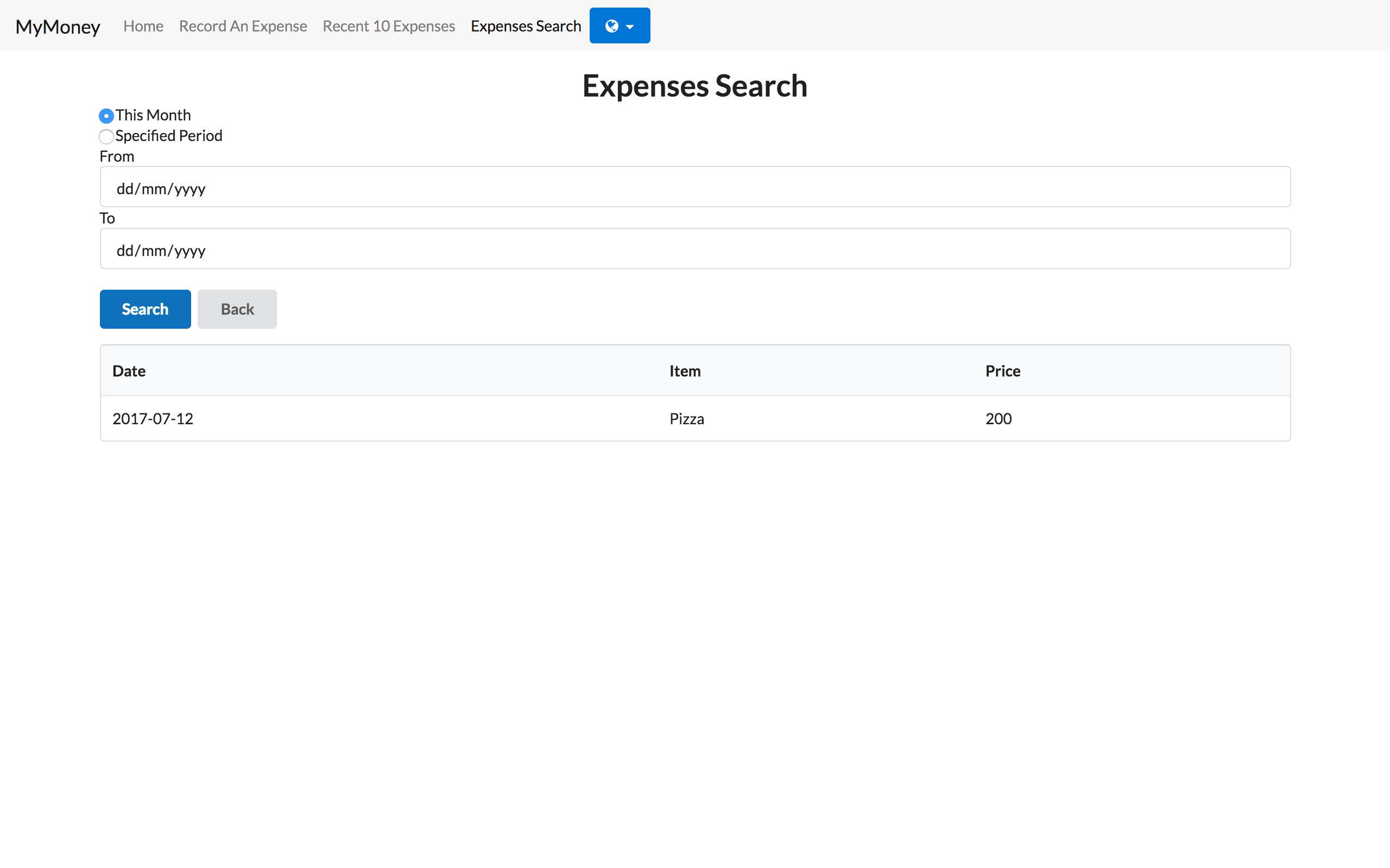 MyMoney screenshot 6