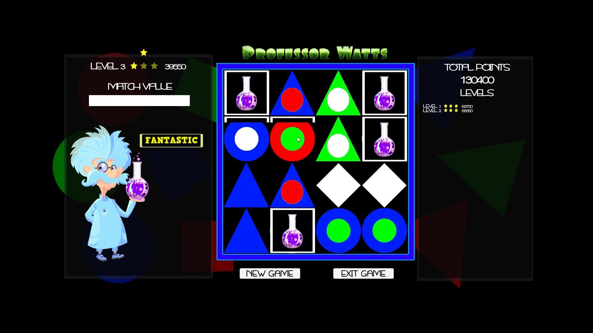 Professor Watts: Memory Match screenshot 4