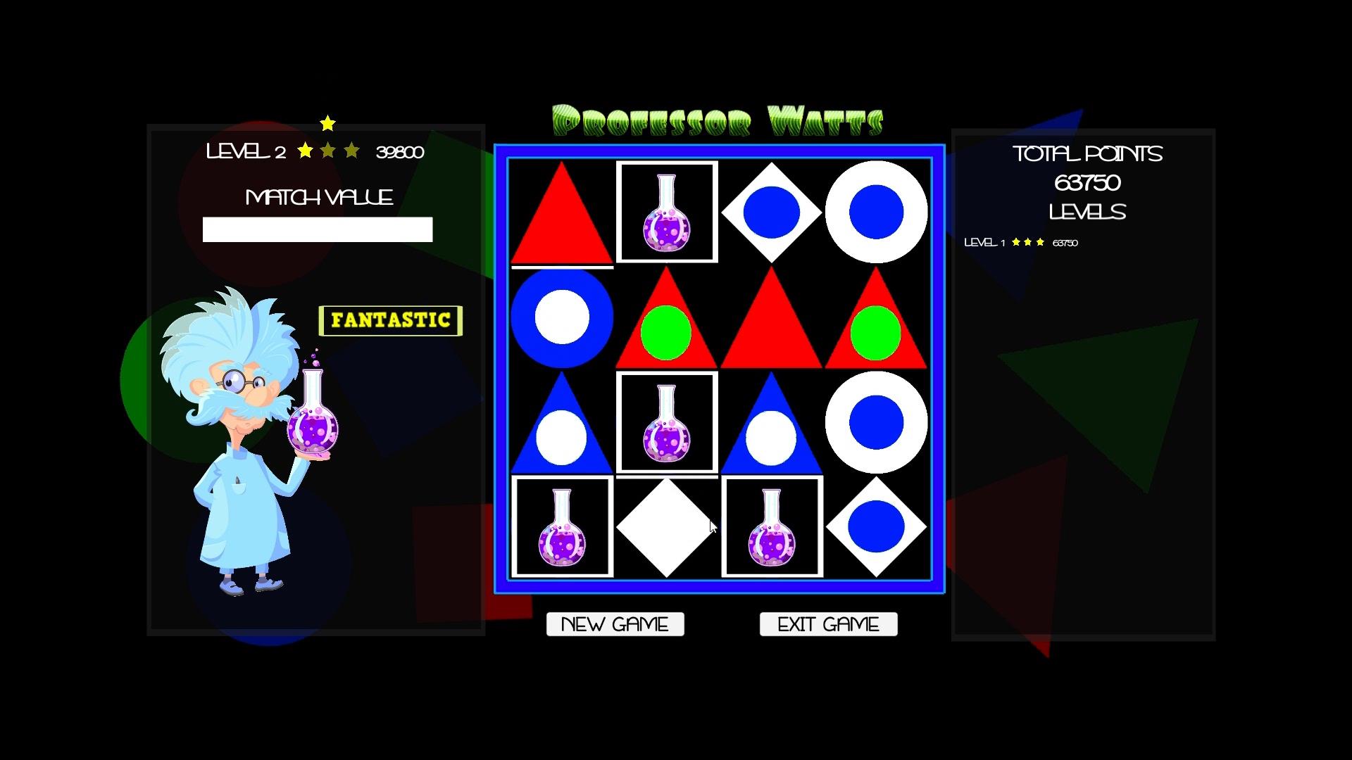 Professor Watts: Memory Match screenshot 3