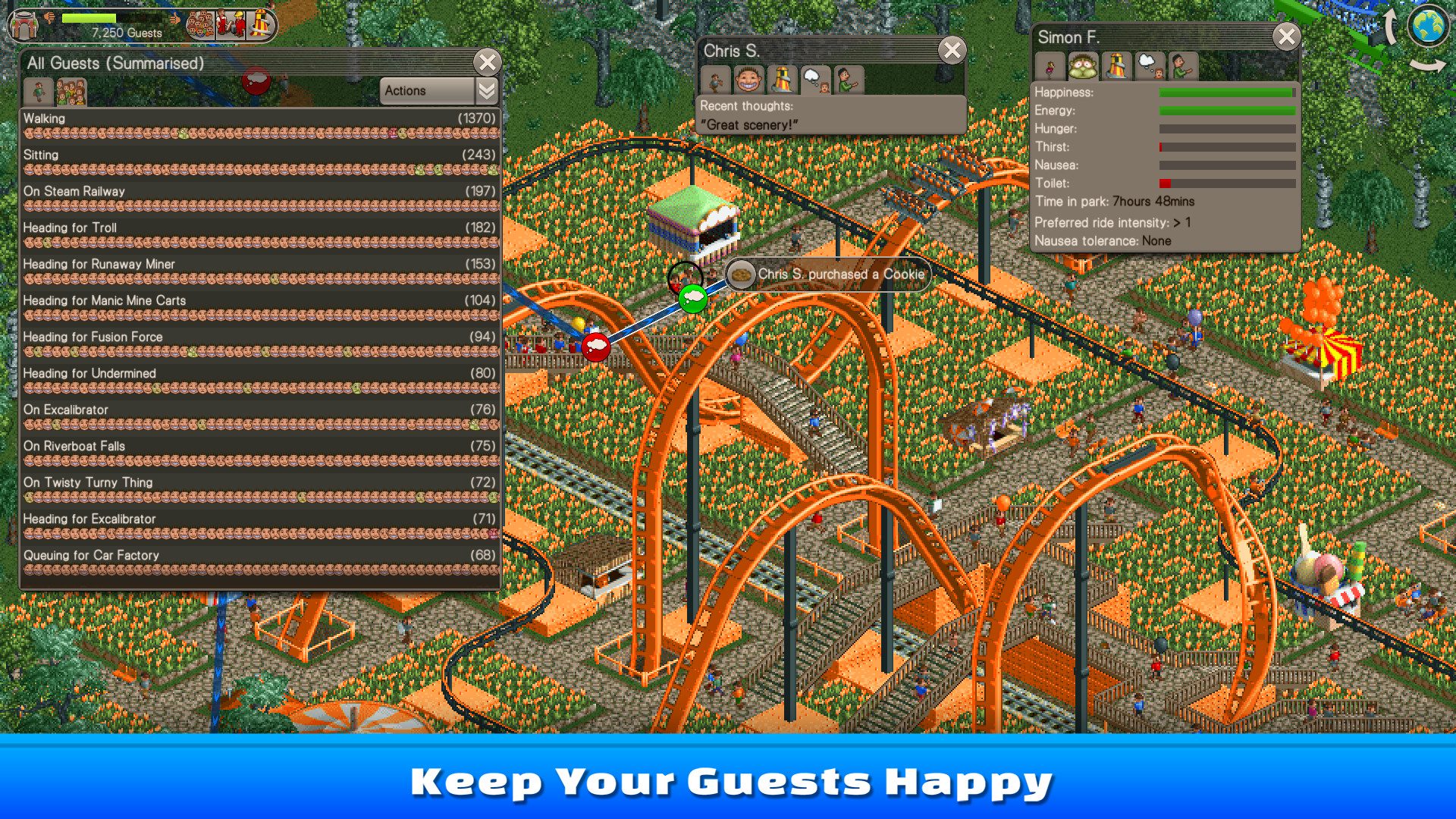 过山车大亨 经典版-RollerCoaster Tycoon Classic-游戏图片-好玩客