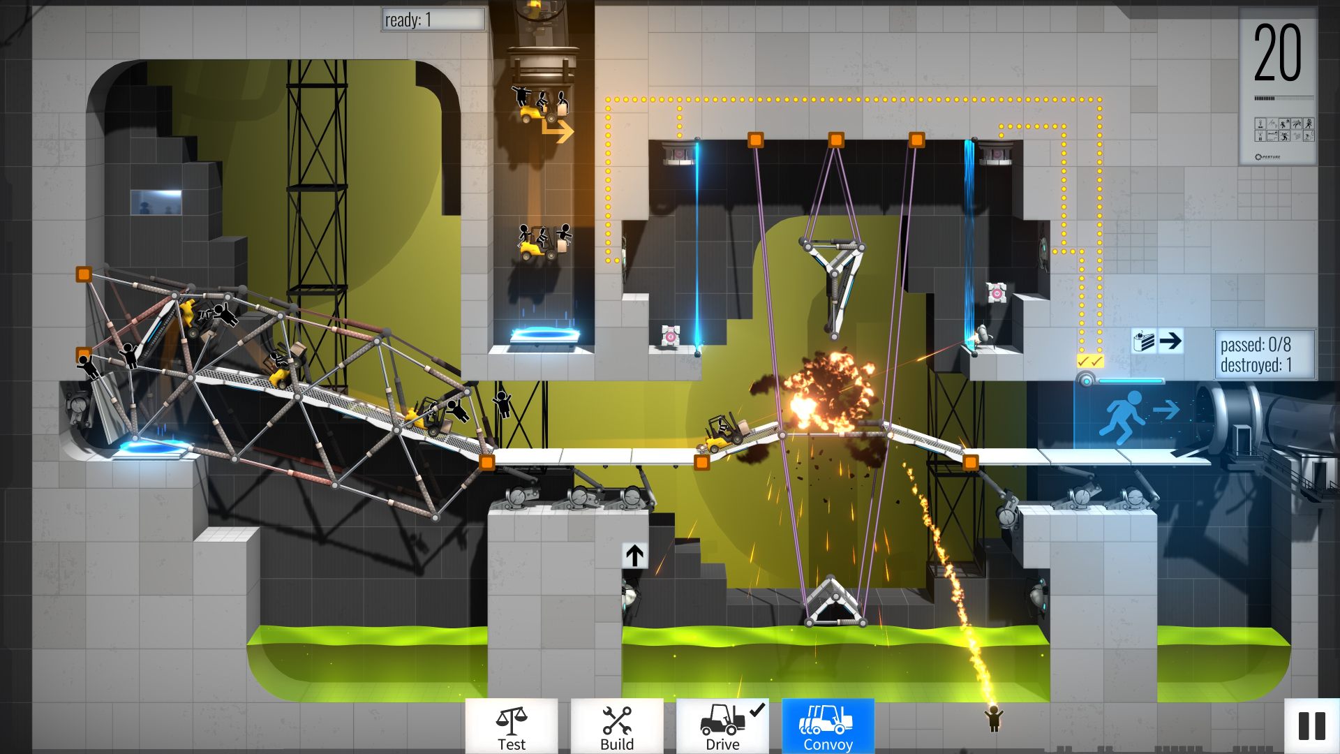 Bridge Constructor Portal screenshot 6