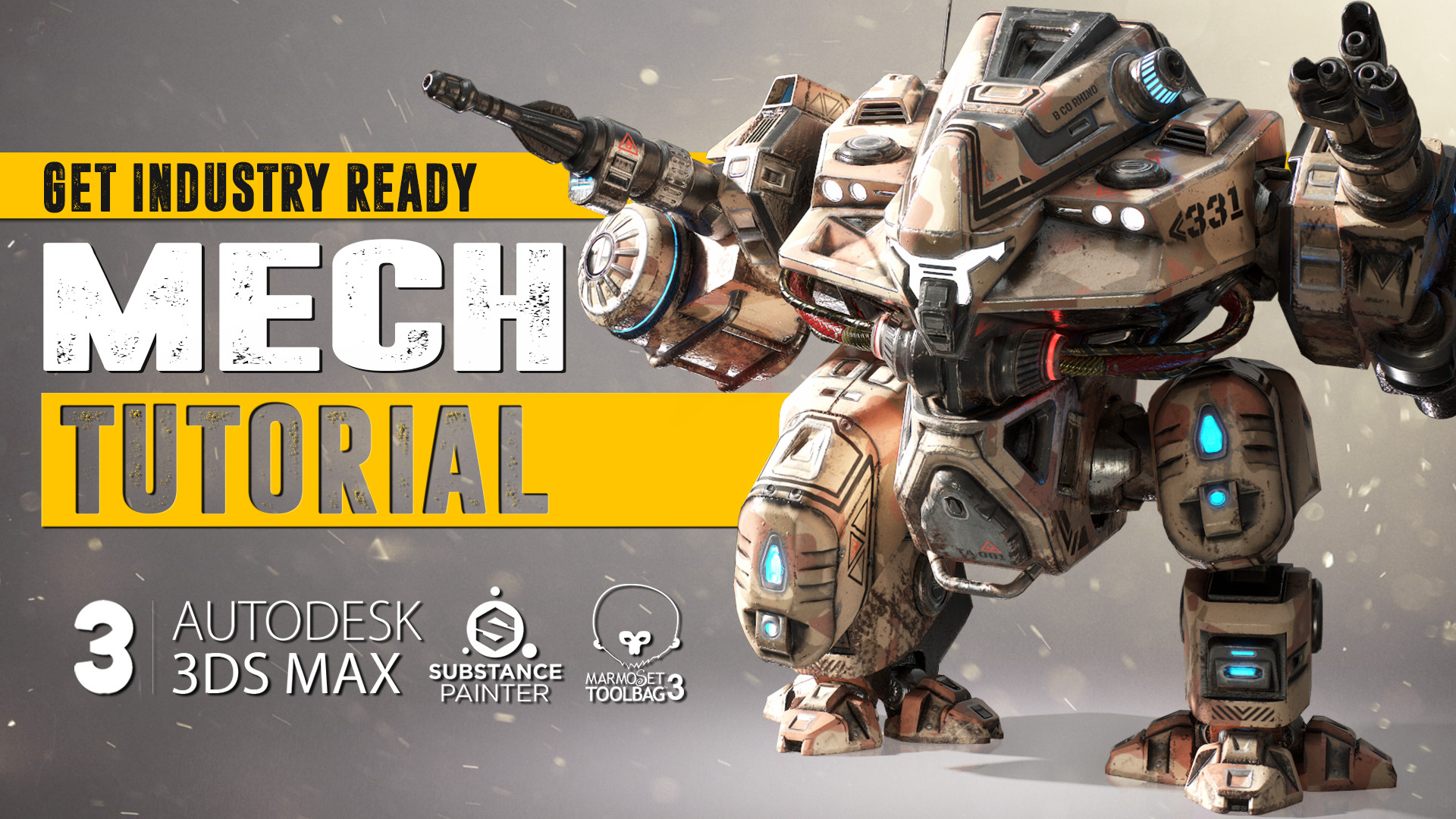 Mech Tutorial - 3Ds Max & Substance Painter screenshot 1