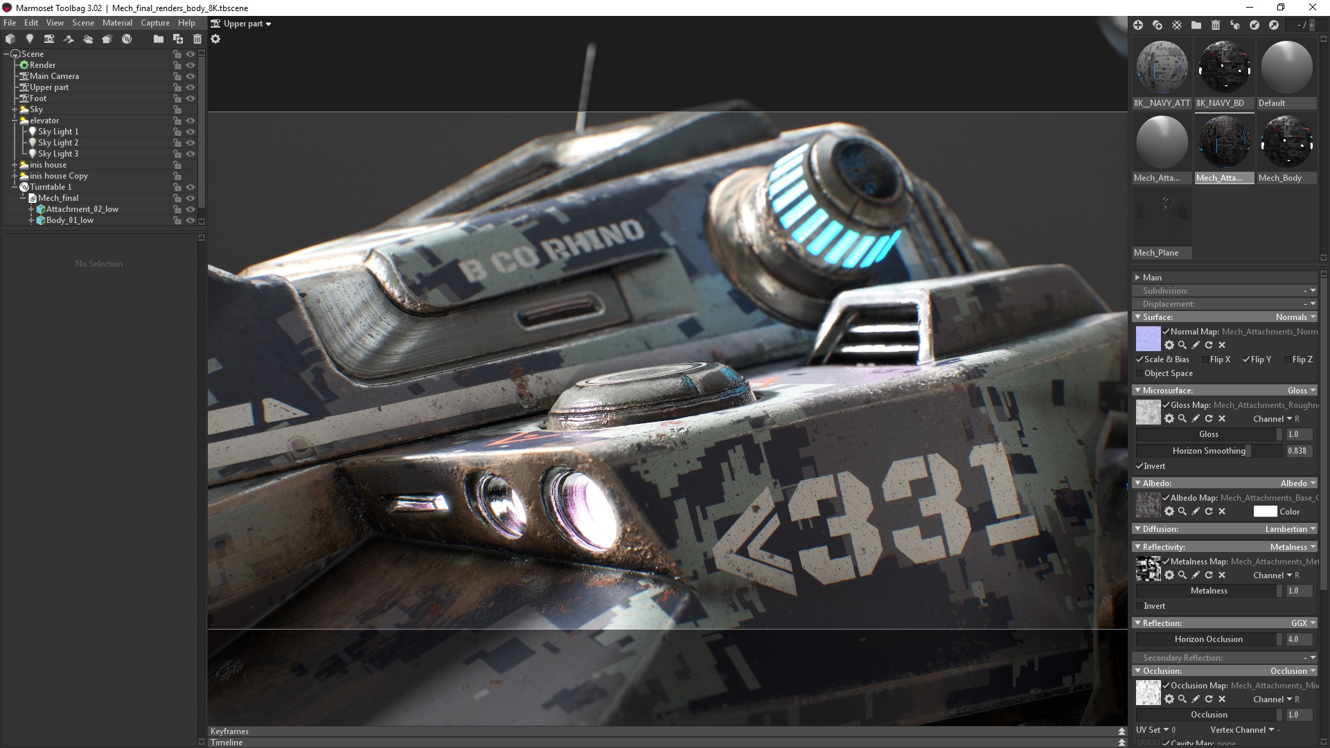Mech Tutorial - 3Ds Max & Substance Painter screenshot 8