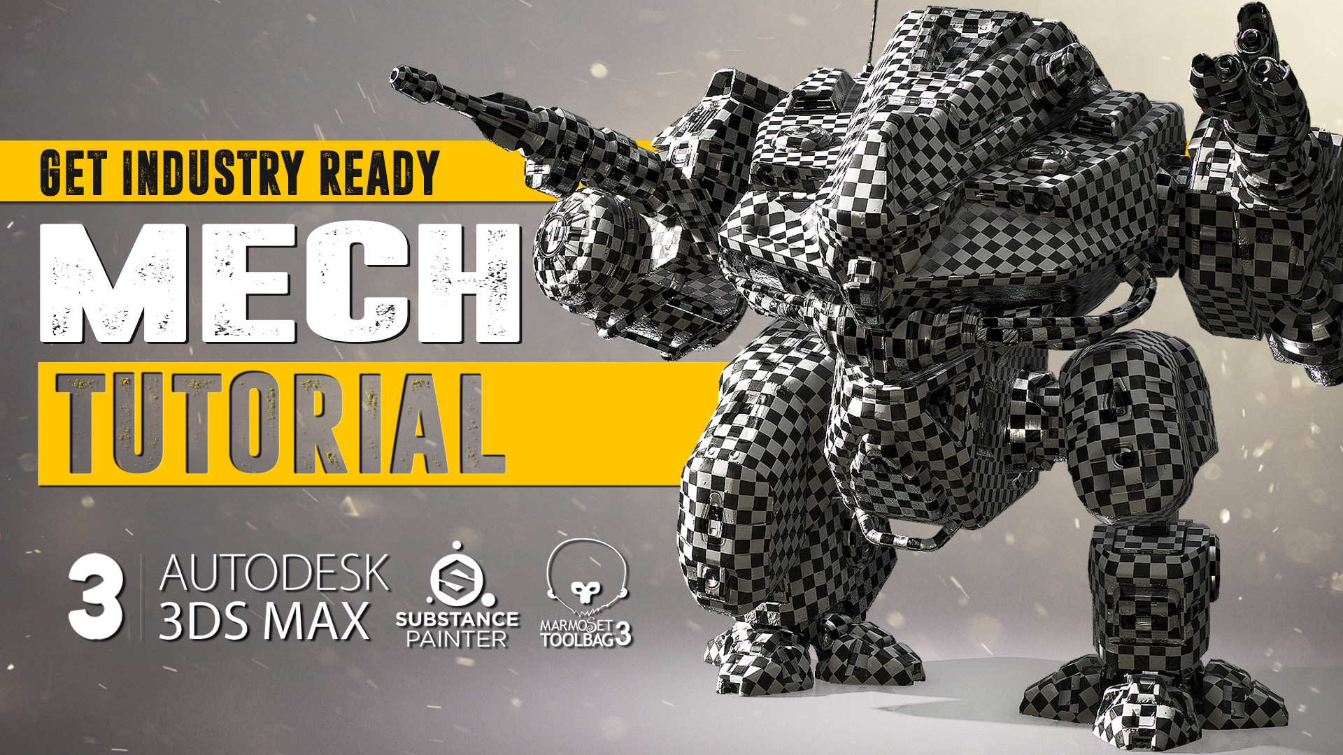Mech Tutorial - 3Ds Max & Substance Painter screenshot 14
