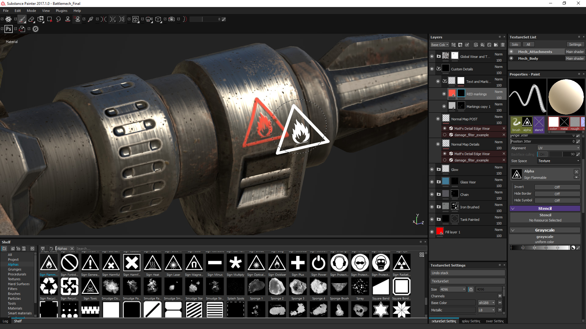 Mech Tutorial - 3Ds Max & Substance Painter screenshot 5
