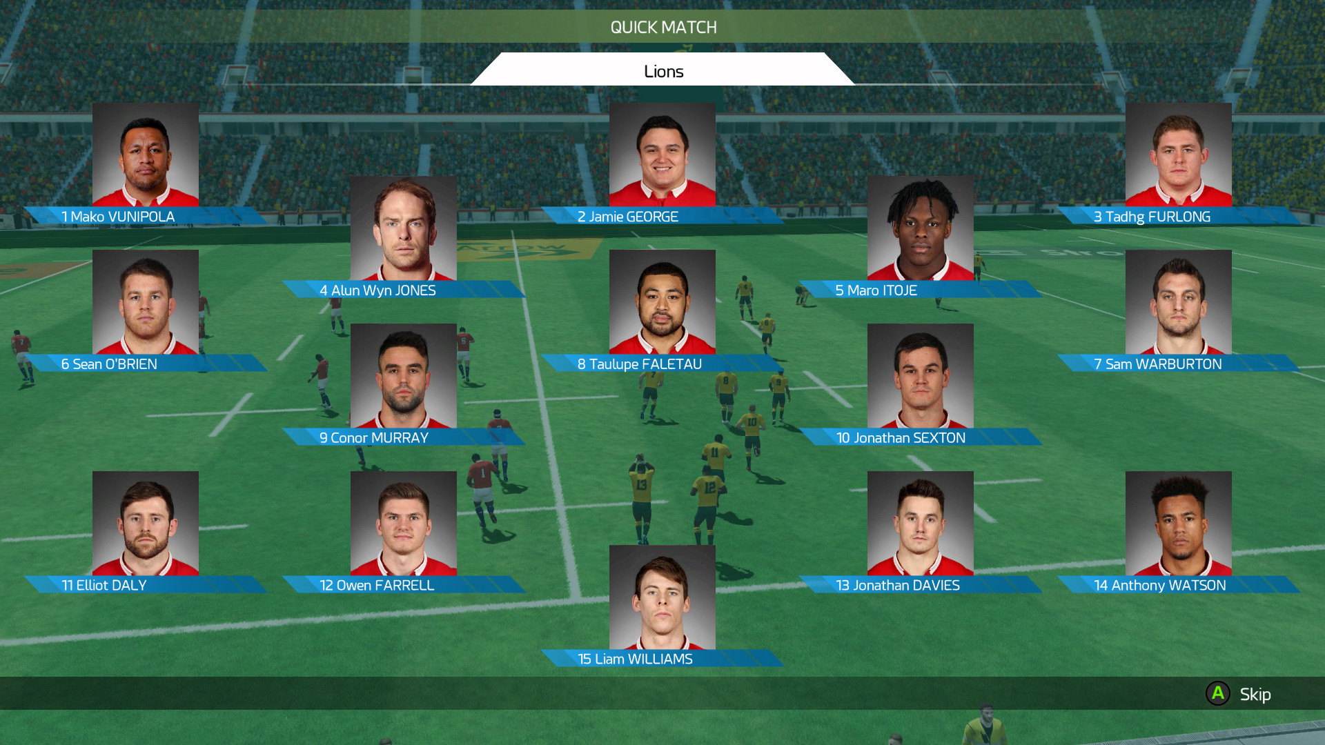 RUGBY 18 - The British and Irish Lions 2017 Team screenshot 3