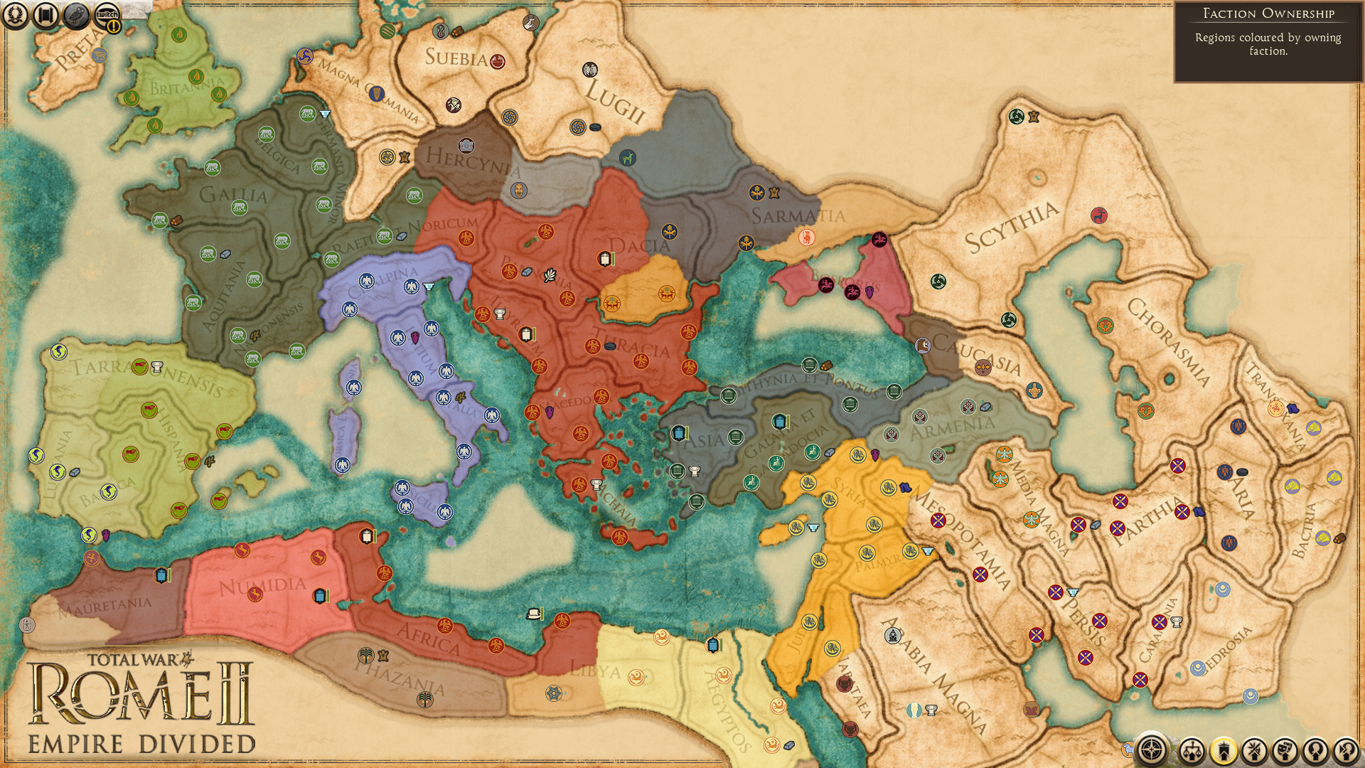 Total War: ROME II - Empire Divided Campaign Pack screenshot 9