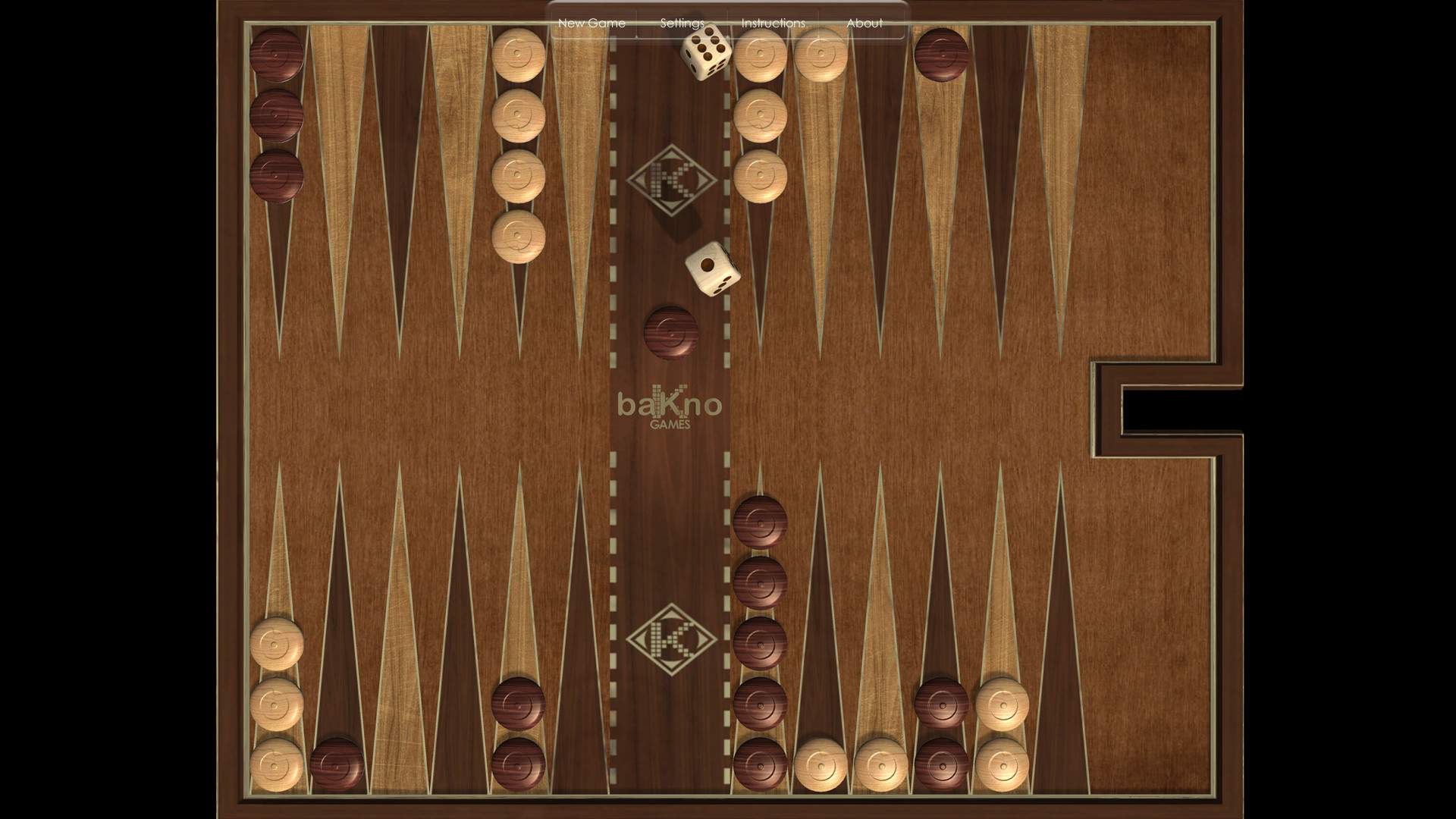 Backgammon screenshot 2