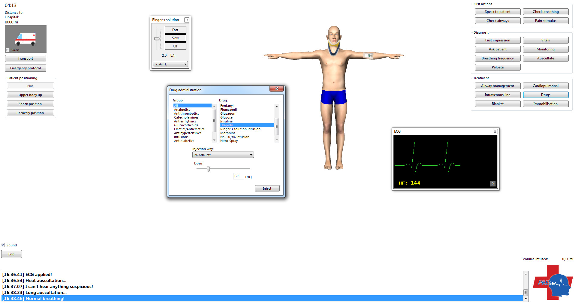 PRESim screenshot 3