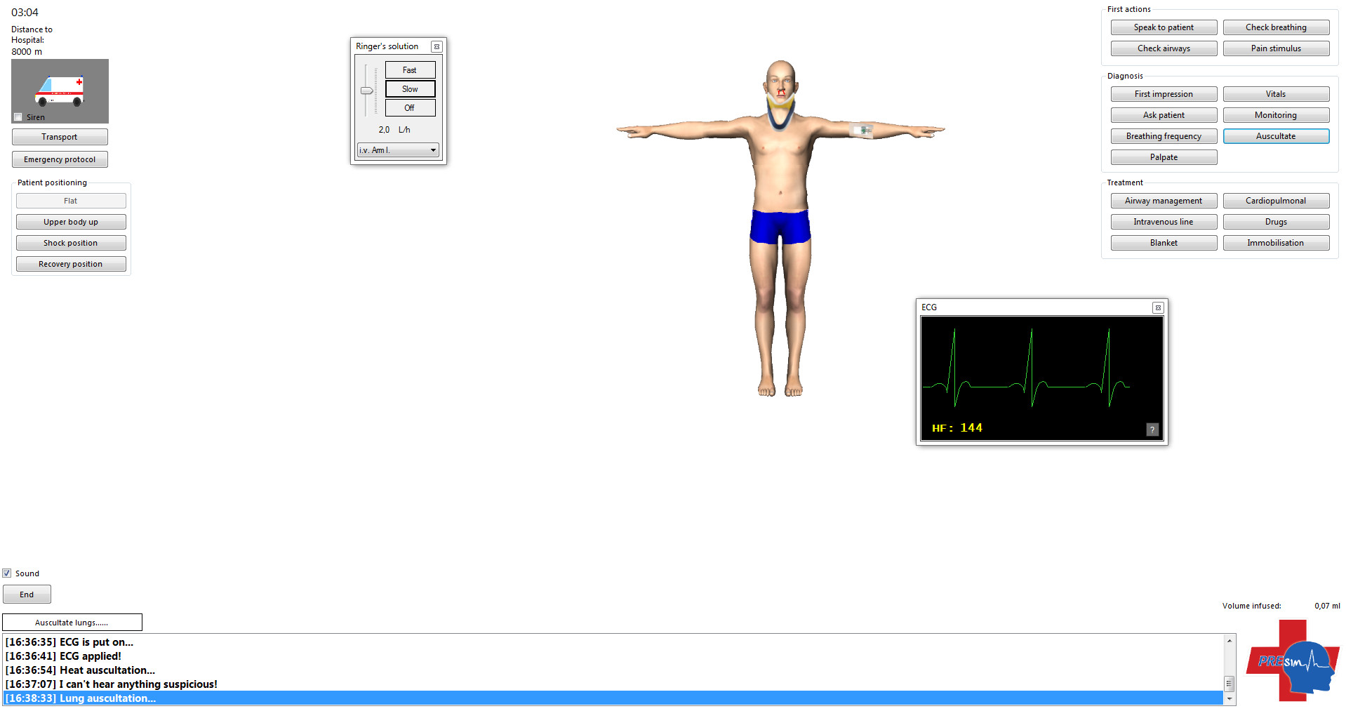 PRESim screenshot 2